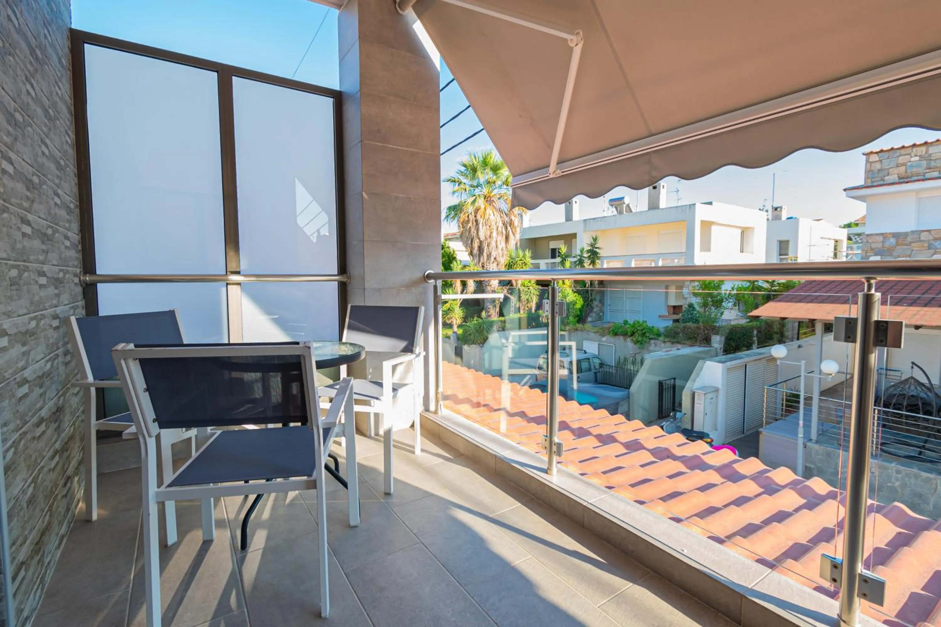 City view in EllinFos Apartments