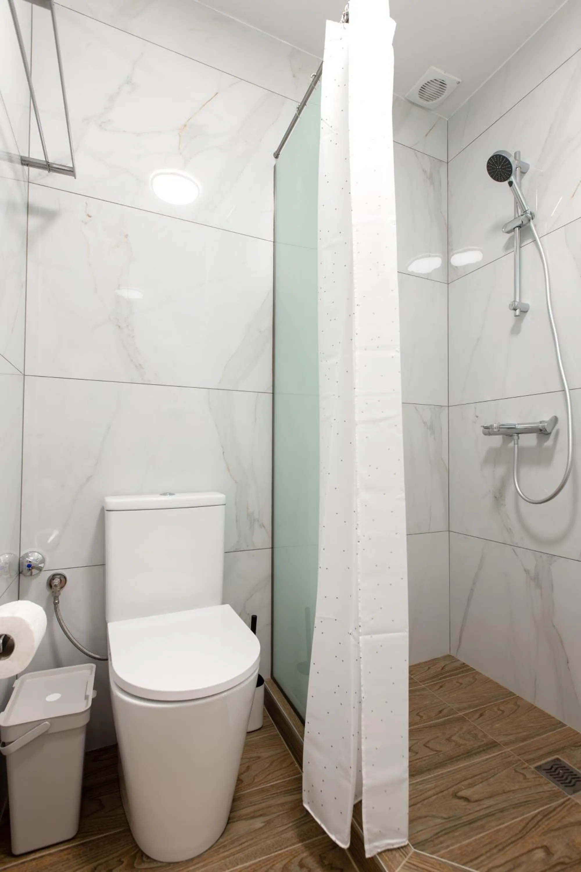 Shower in EllinFos Apartments