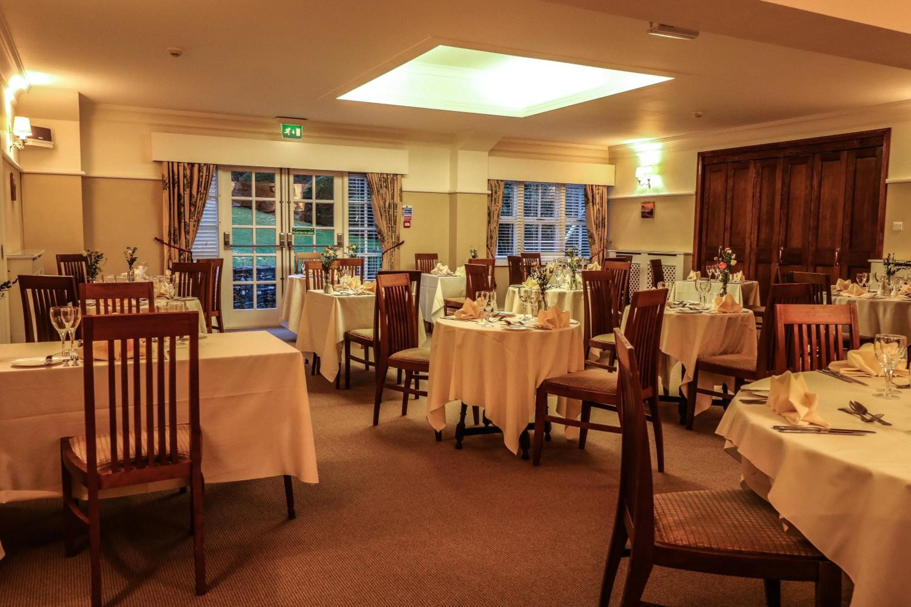 Dining area in Briery Wood Hotel