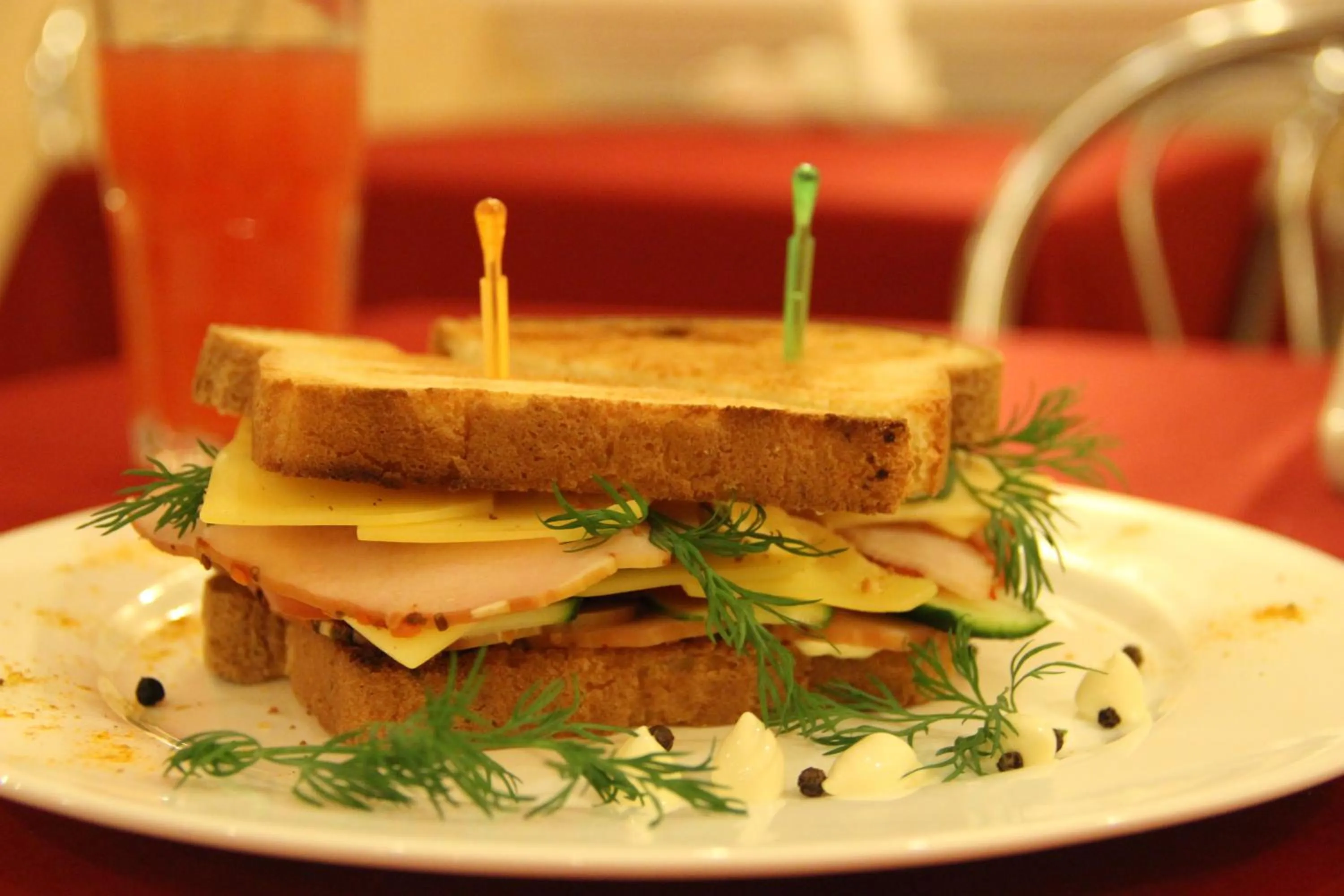 Food and drinks in Gonchar Hotel