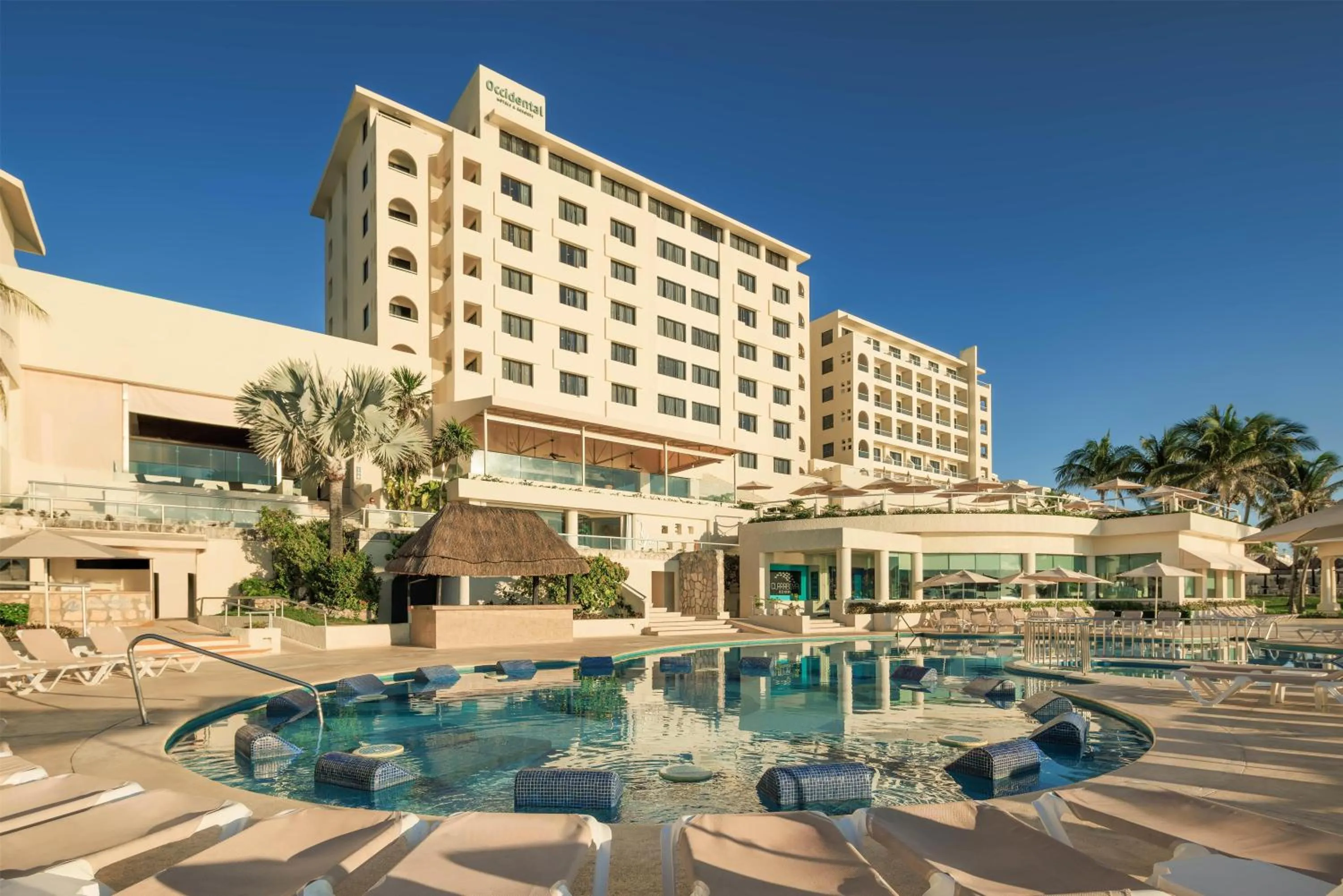 Pool view in Occidental Tucancún - All Inclusive