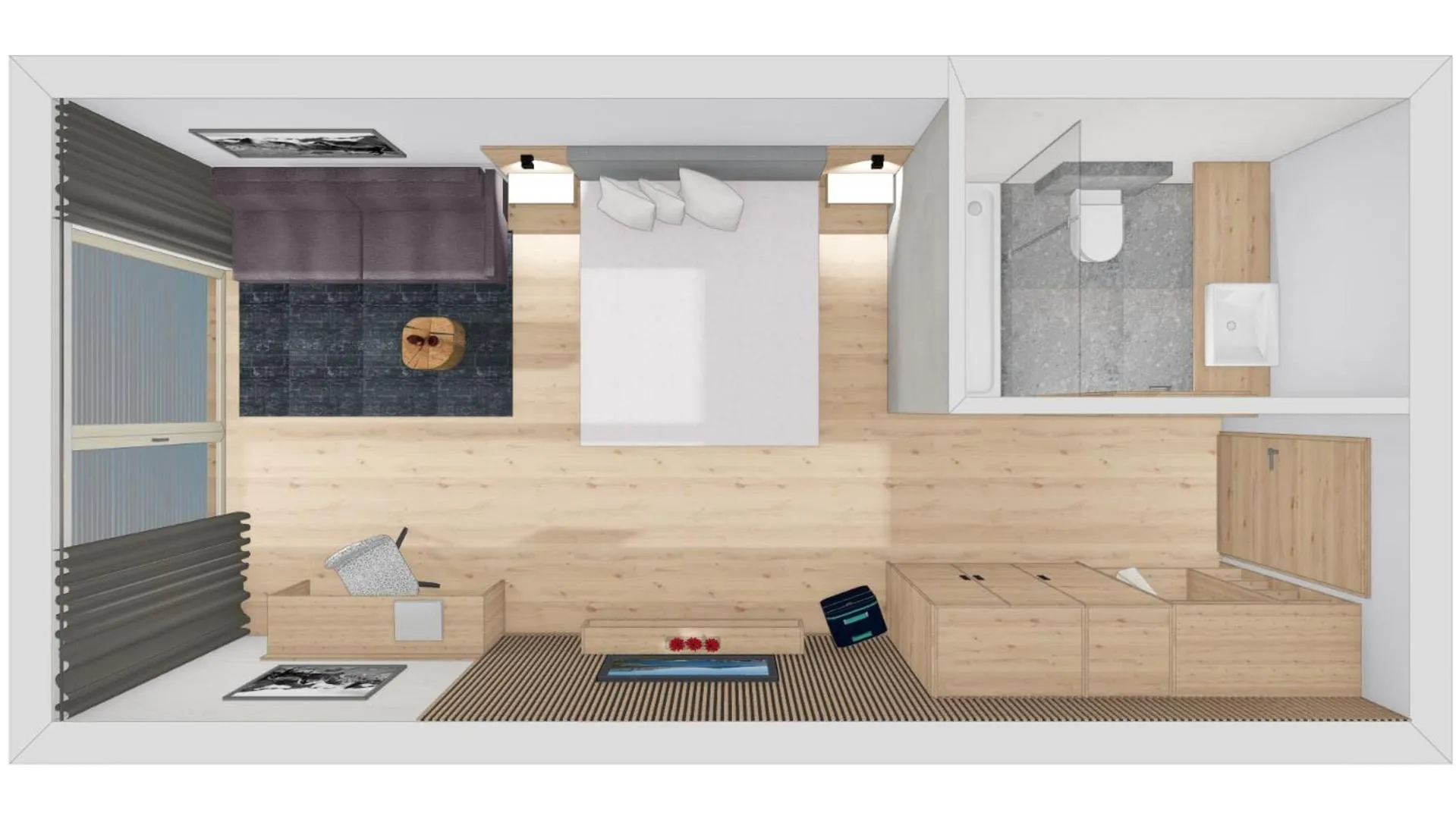 Floor plan in Hotel Traube
