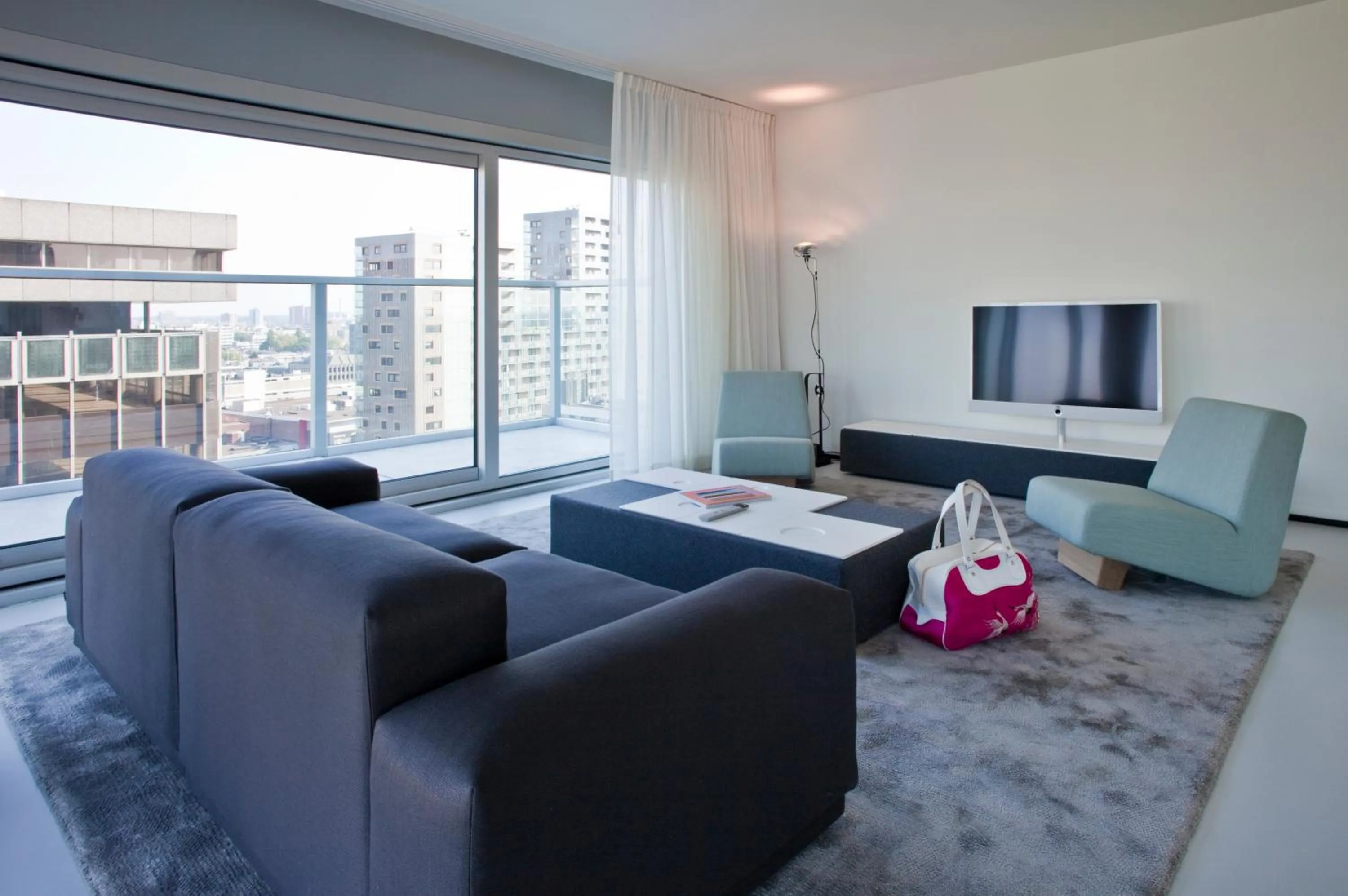 Living room in Urban Residences Rotterdam