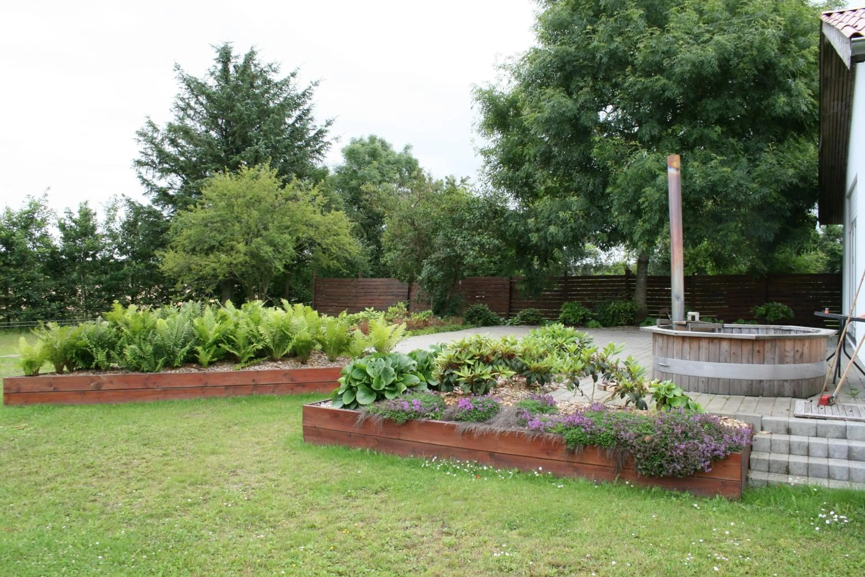 Garden in Sov Godt i Arnborg Bed & Breakfast