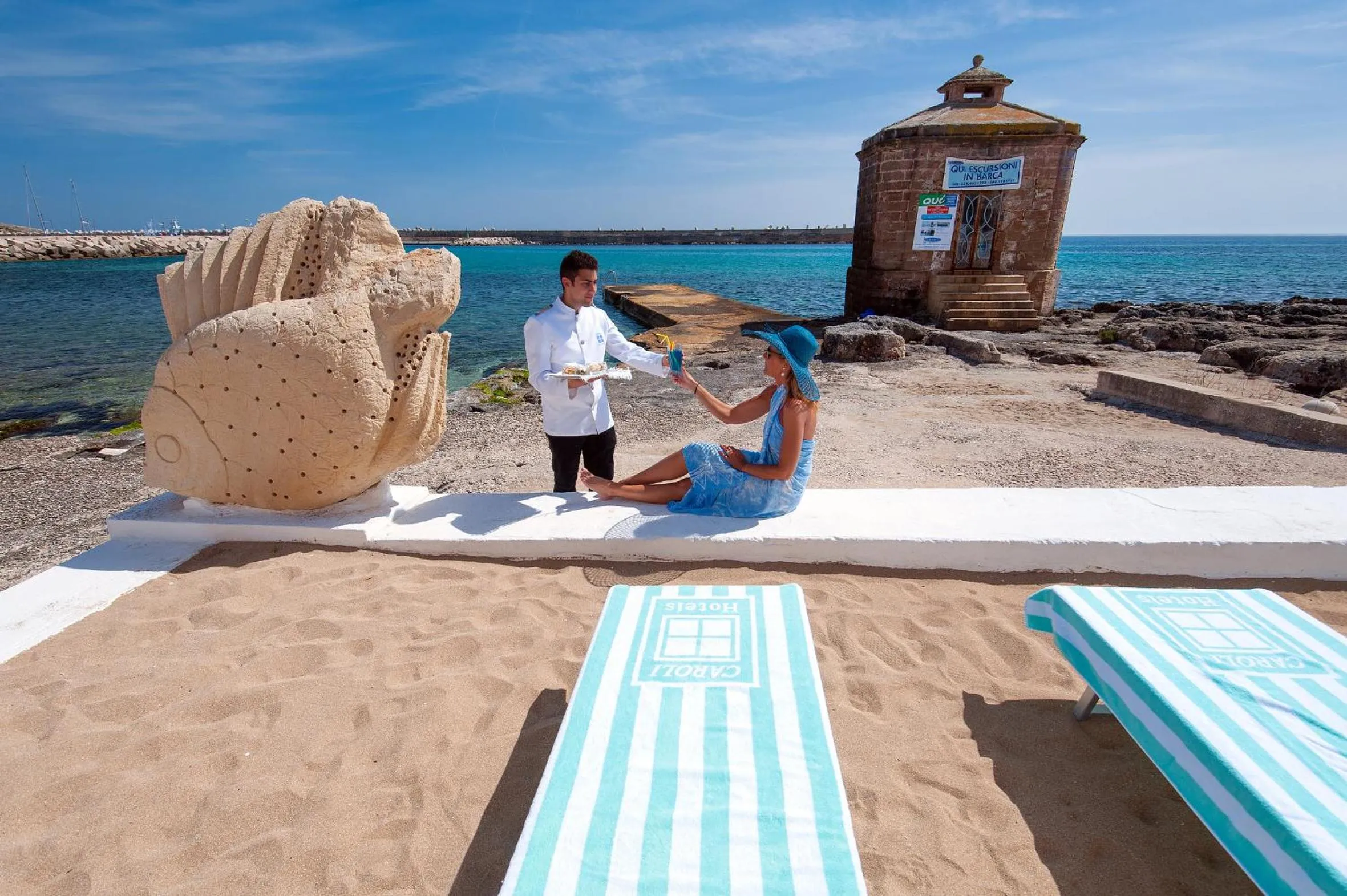 Beach in Villa La Meridiana - Caroli Hotels