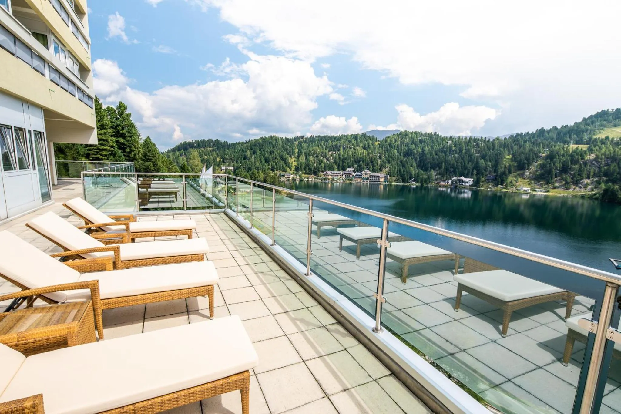 Balcony/Terrace in Panorama Hotel Turracher Höhe