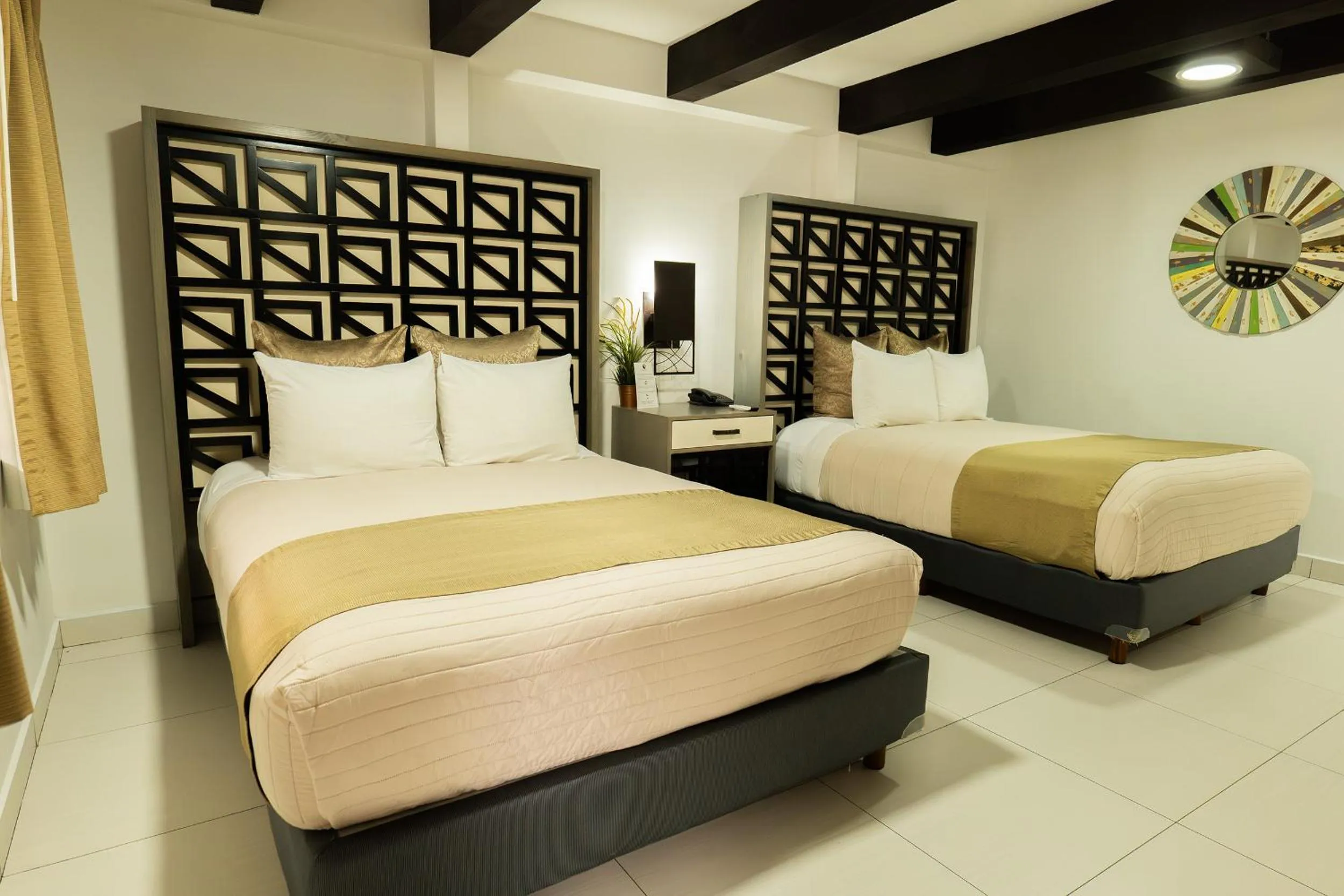 Bed in Baja Inn Hoteles Rio