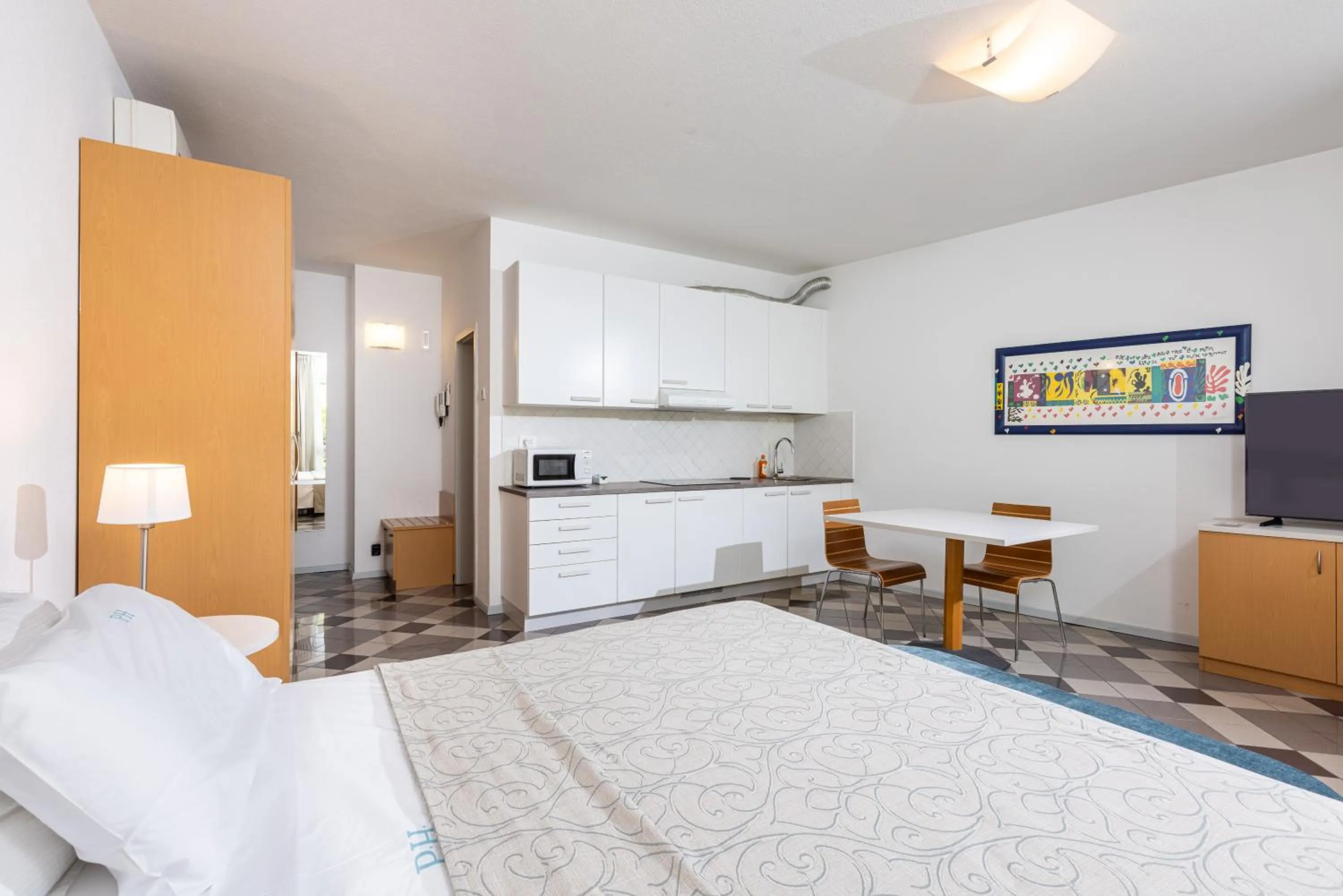 Kitchen or kitchenette, Bed in Piazzi House