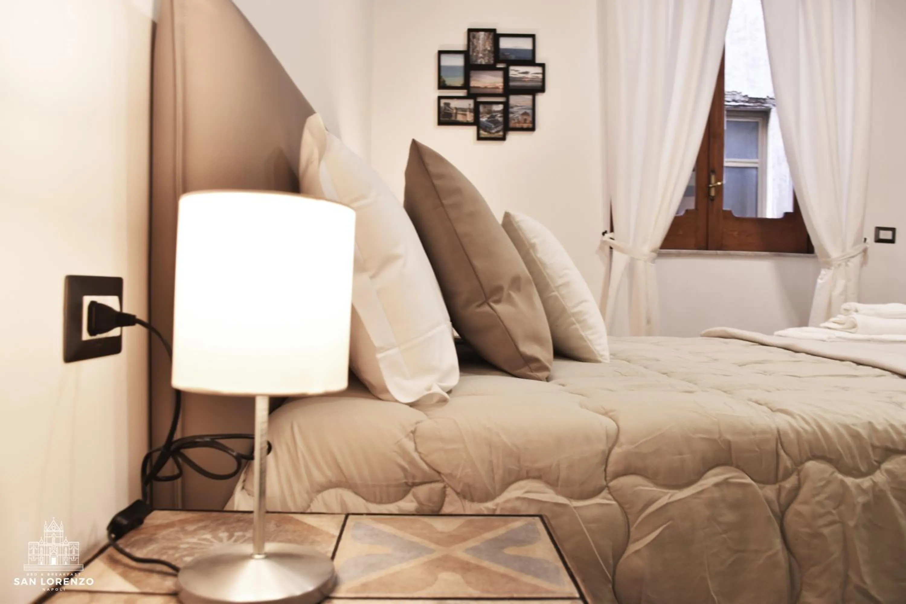 Bed in San Lorenzo's home