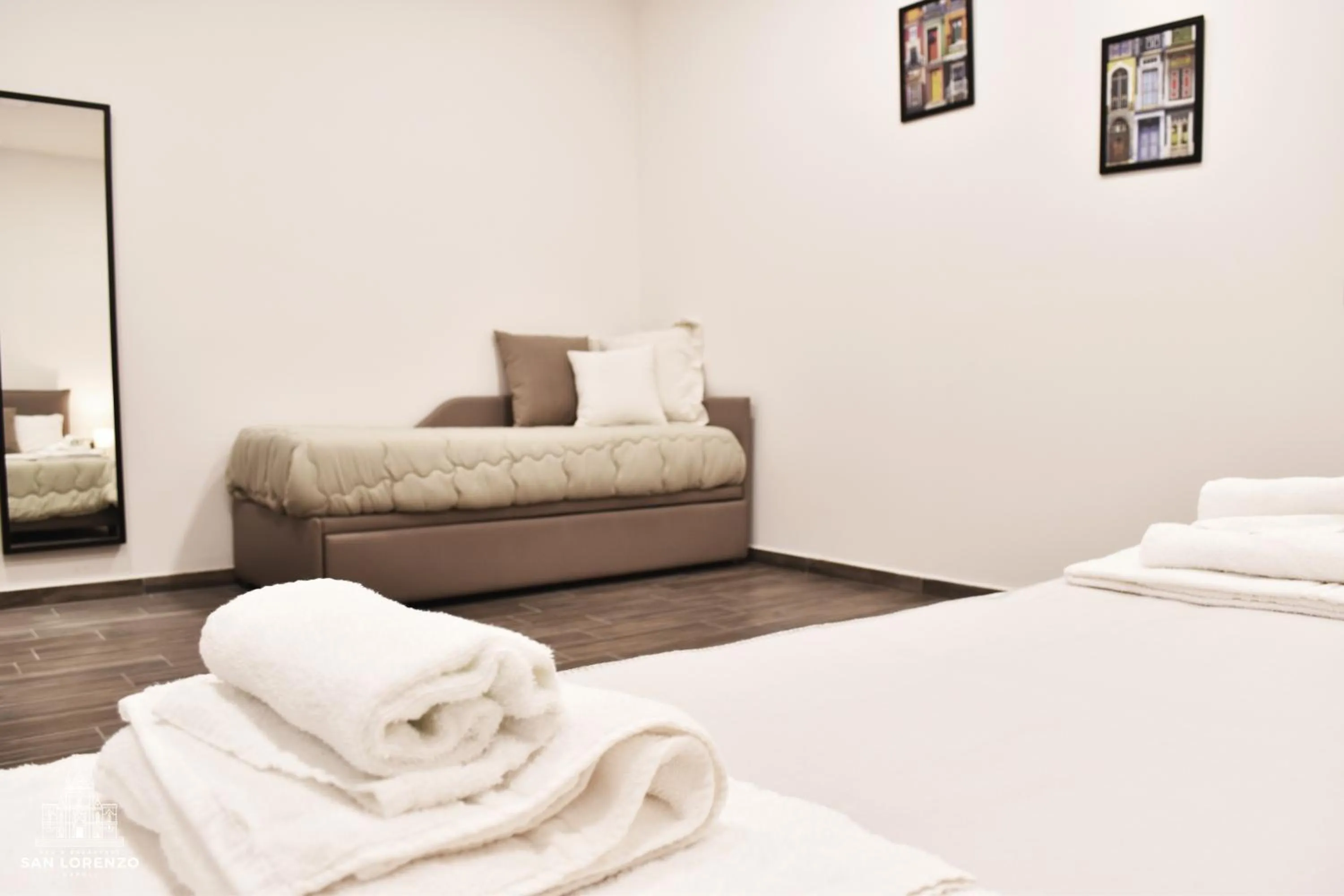 Bed in San Lorenzo's home