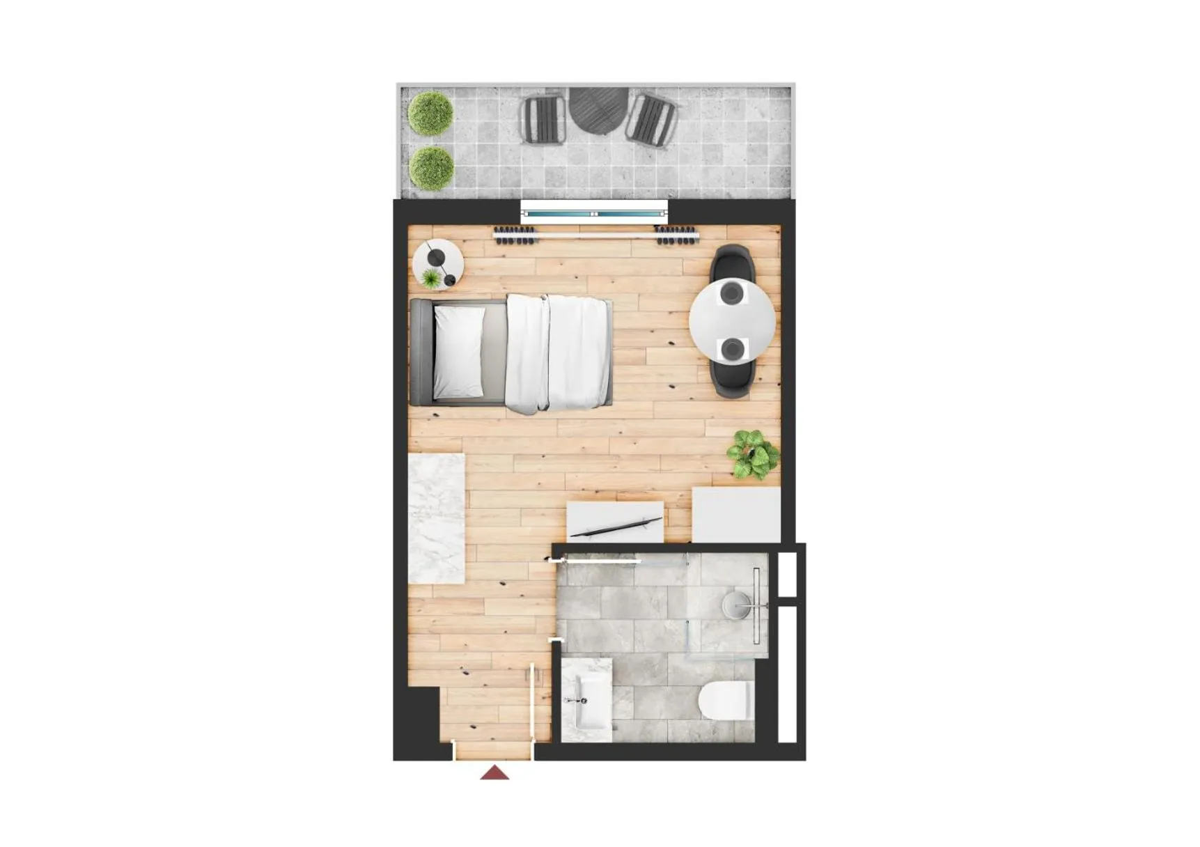 Floor plan in Appartements zur Sonne