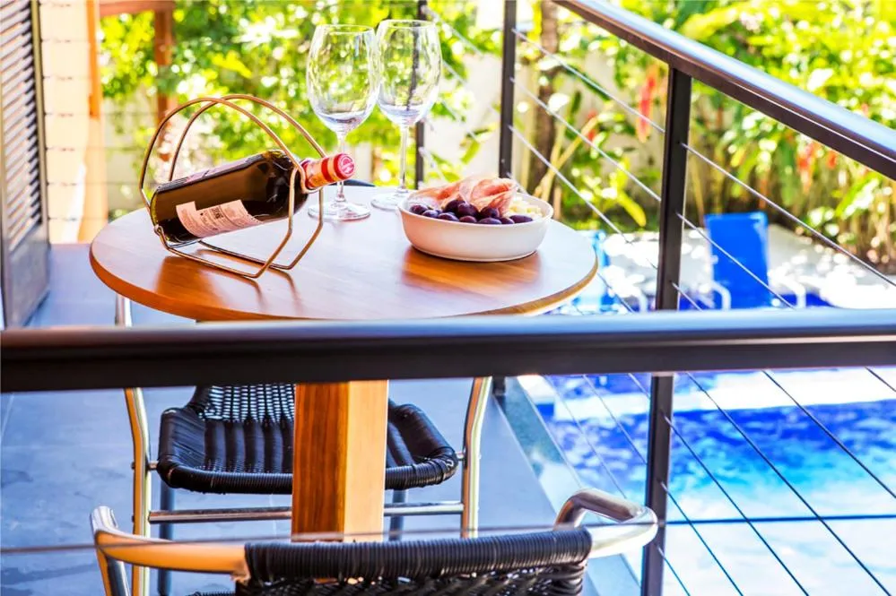 Balcony/Terrace in Pousada Armação de Camburi