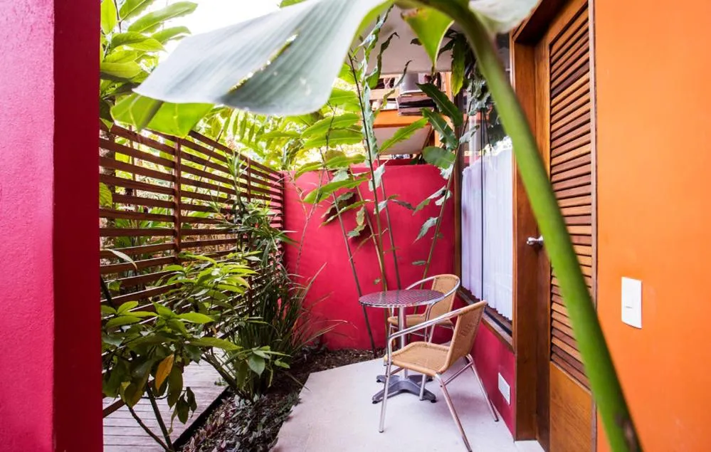Balcony/Terrace in Pousada Armação de Camburi