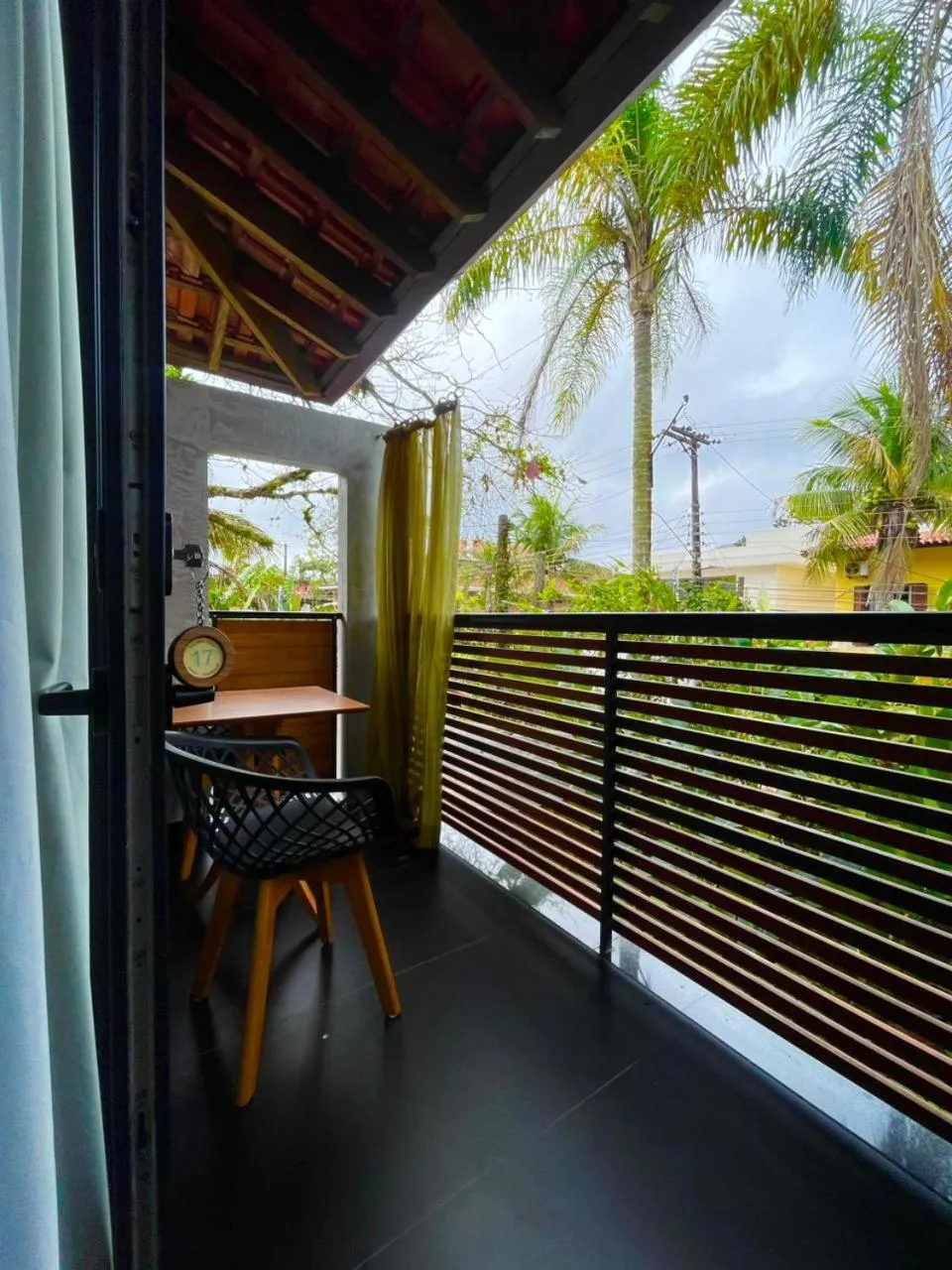 Balcony/Terrace in Pousada Armação de Camburi