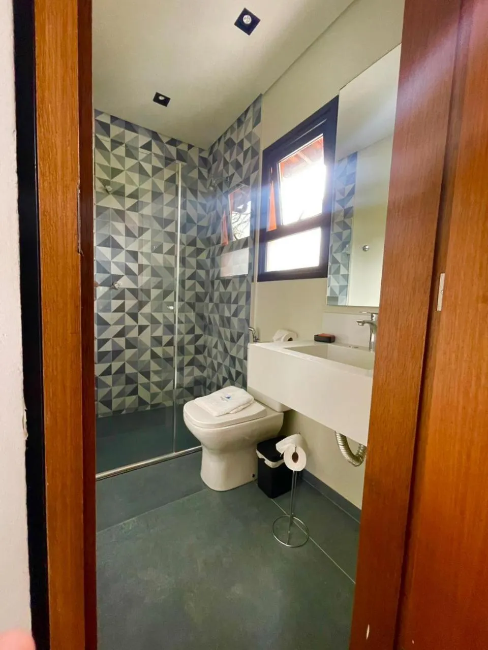 Bathroom in Pousada Armação de Camburi