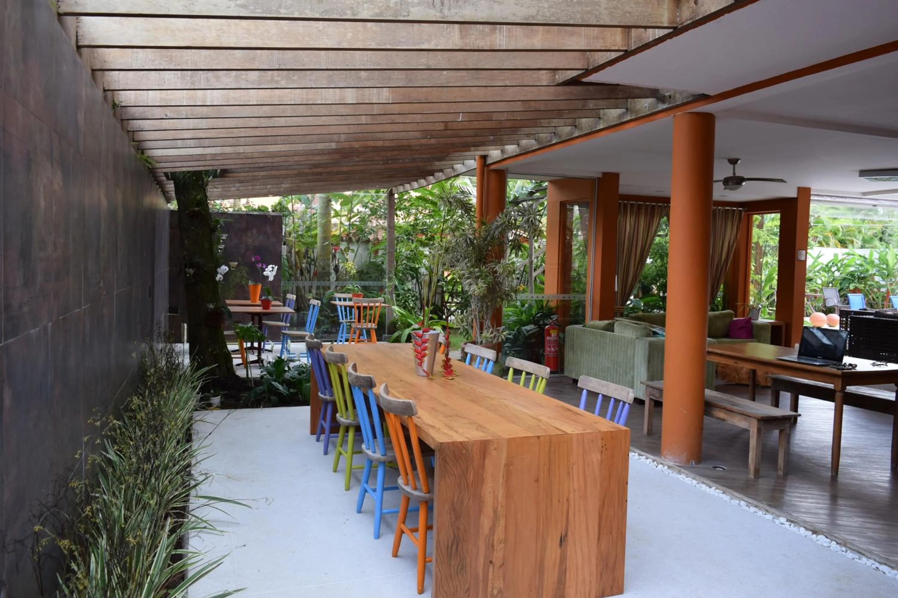 Patio in Pousada Armação de Camburi
