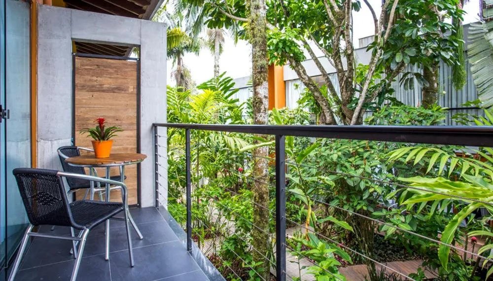 Balcony/Terrace in Pousada Armação de Camburi