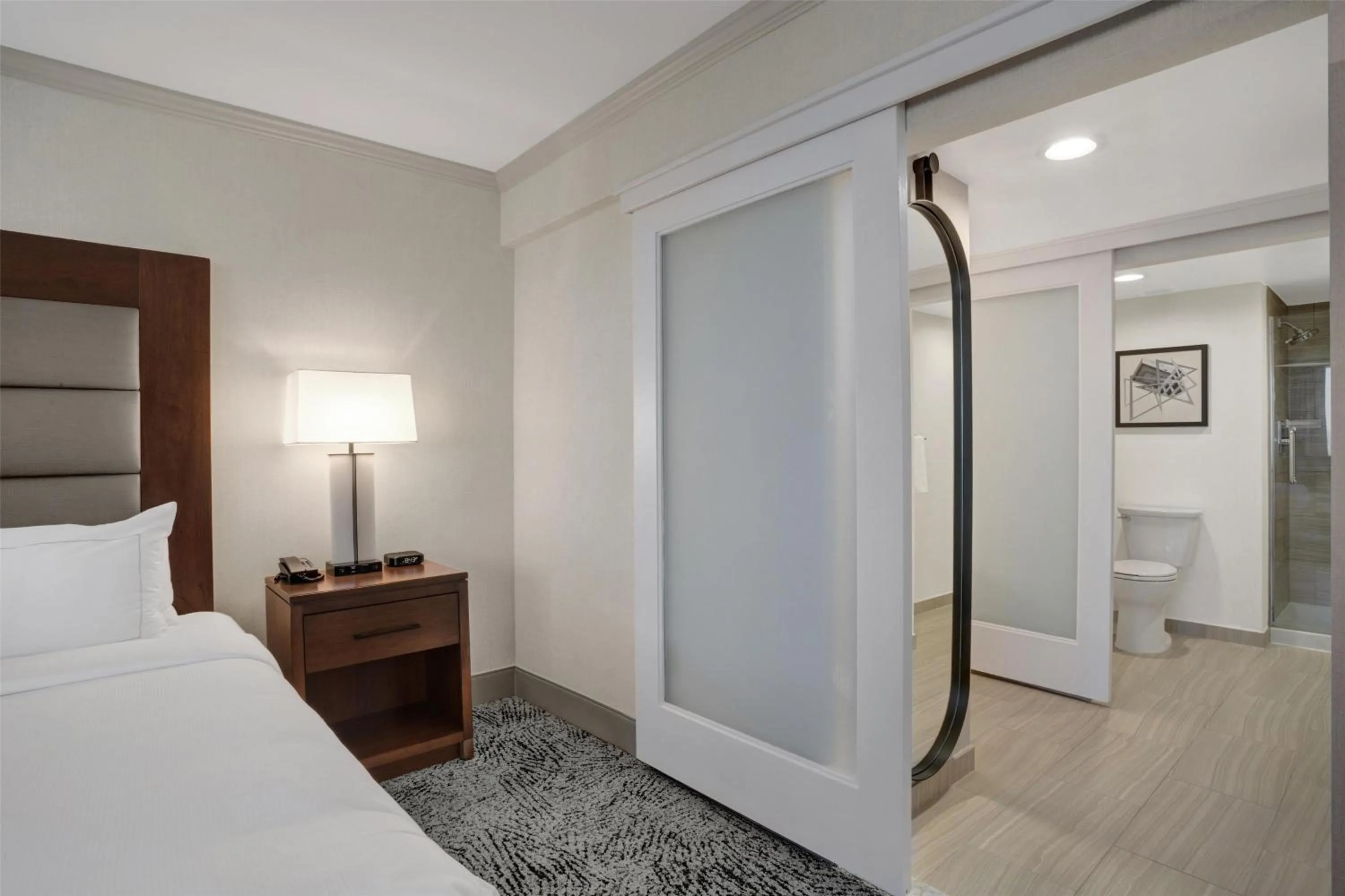 Bed in Hilton Arlington National Landing