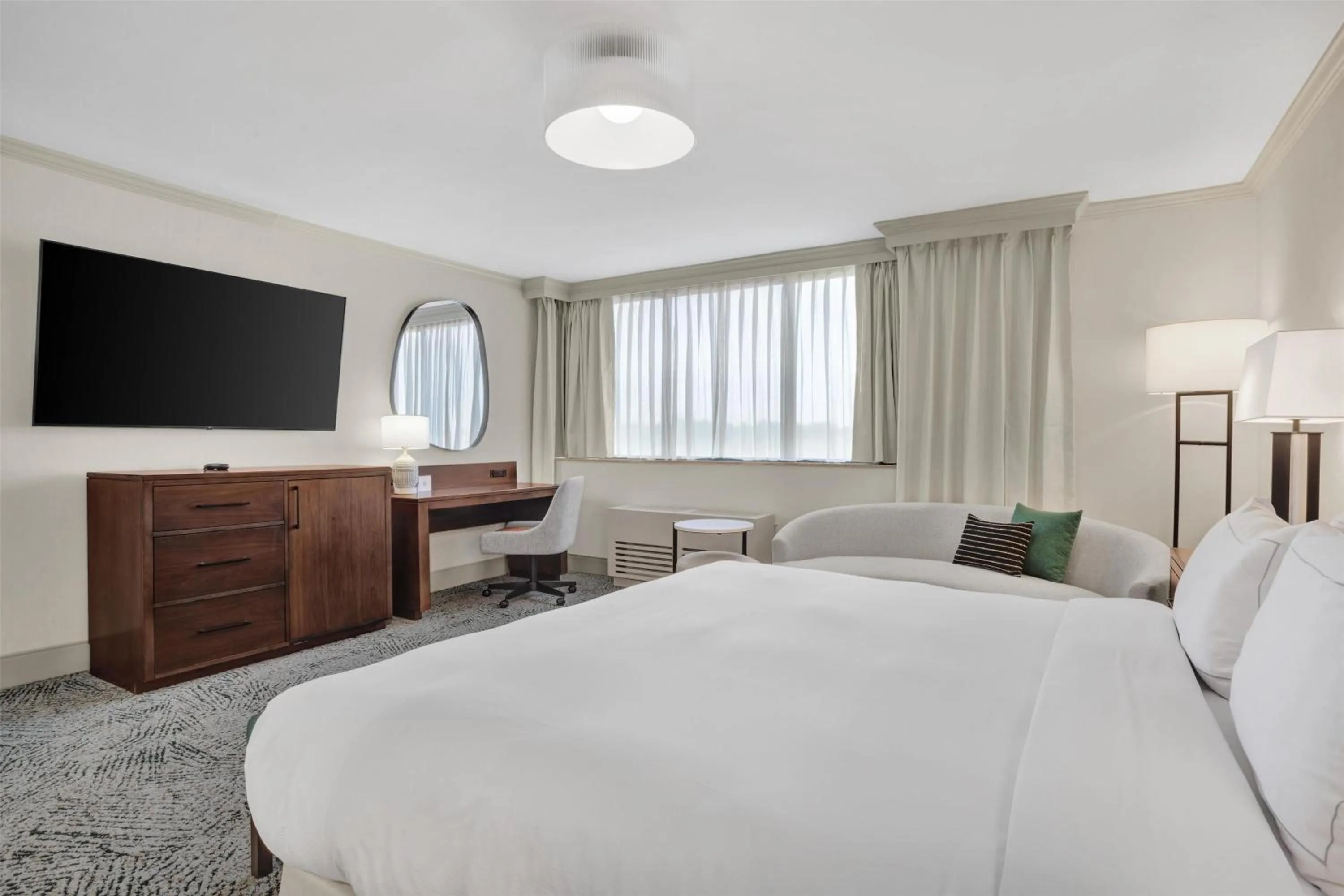 Bed in Hilton Arlington National Landing