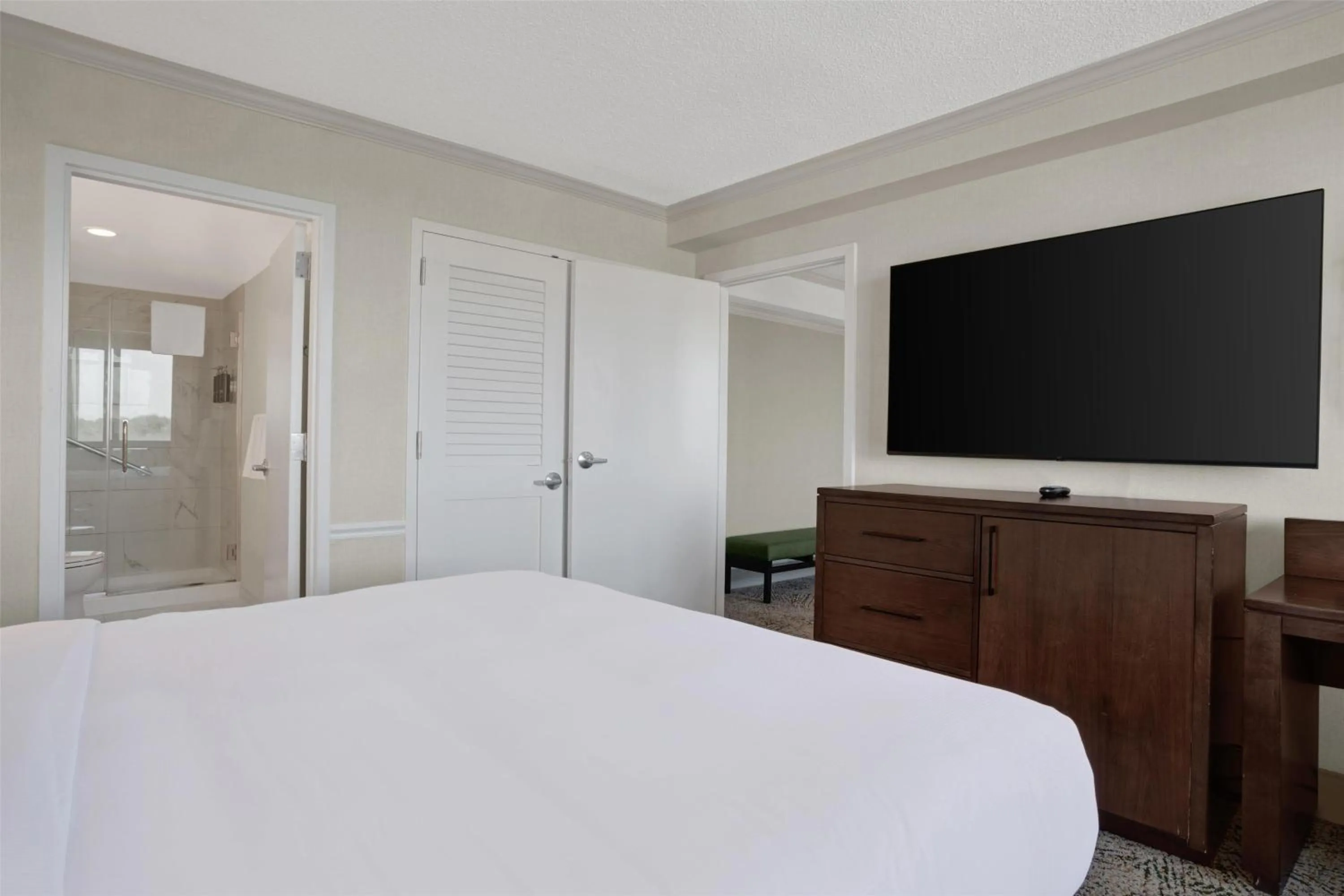 Bed in Hilton Arlington National Landing