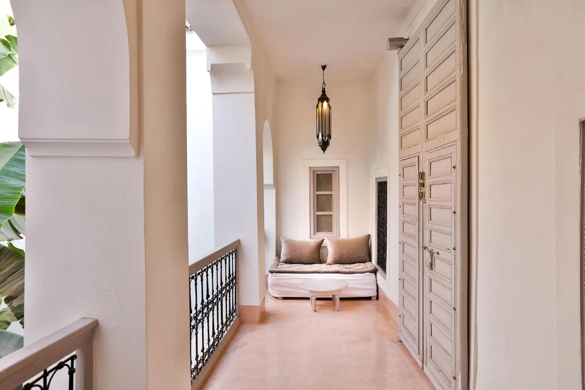 Balcony/Terrace, Bed in Hotel & Spa Riad Al Jazira