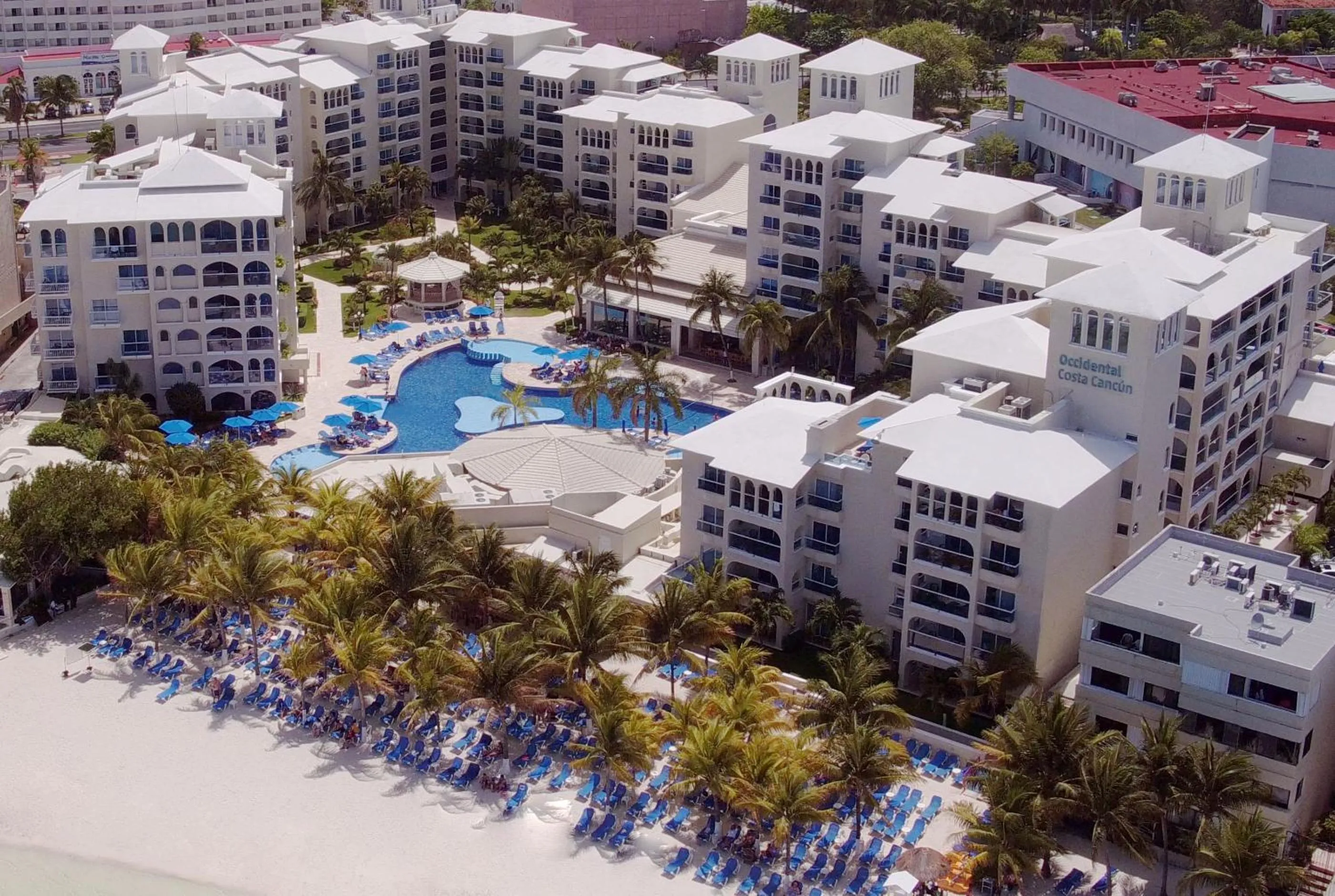 Bird's eye view in Occidental Costa Cancún - All Inclusive