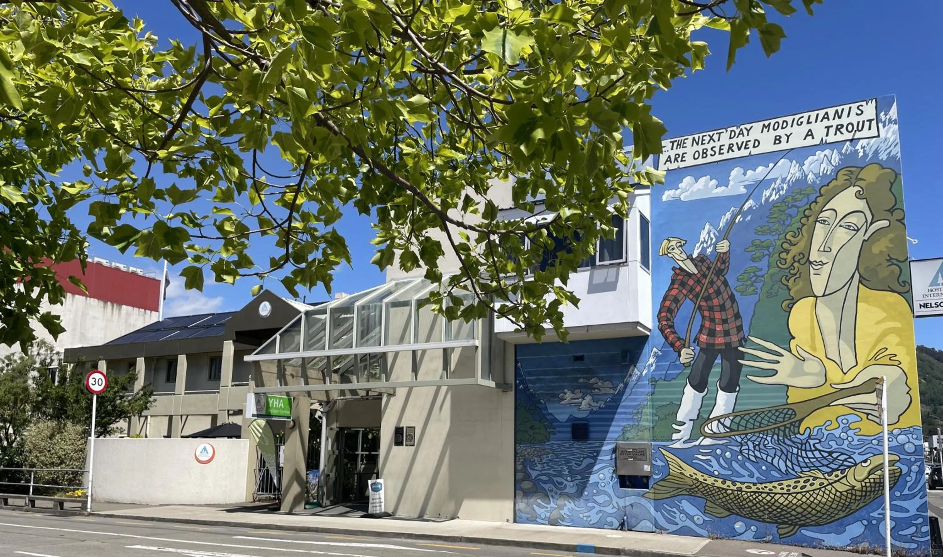 Property building in YHA Nelson