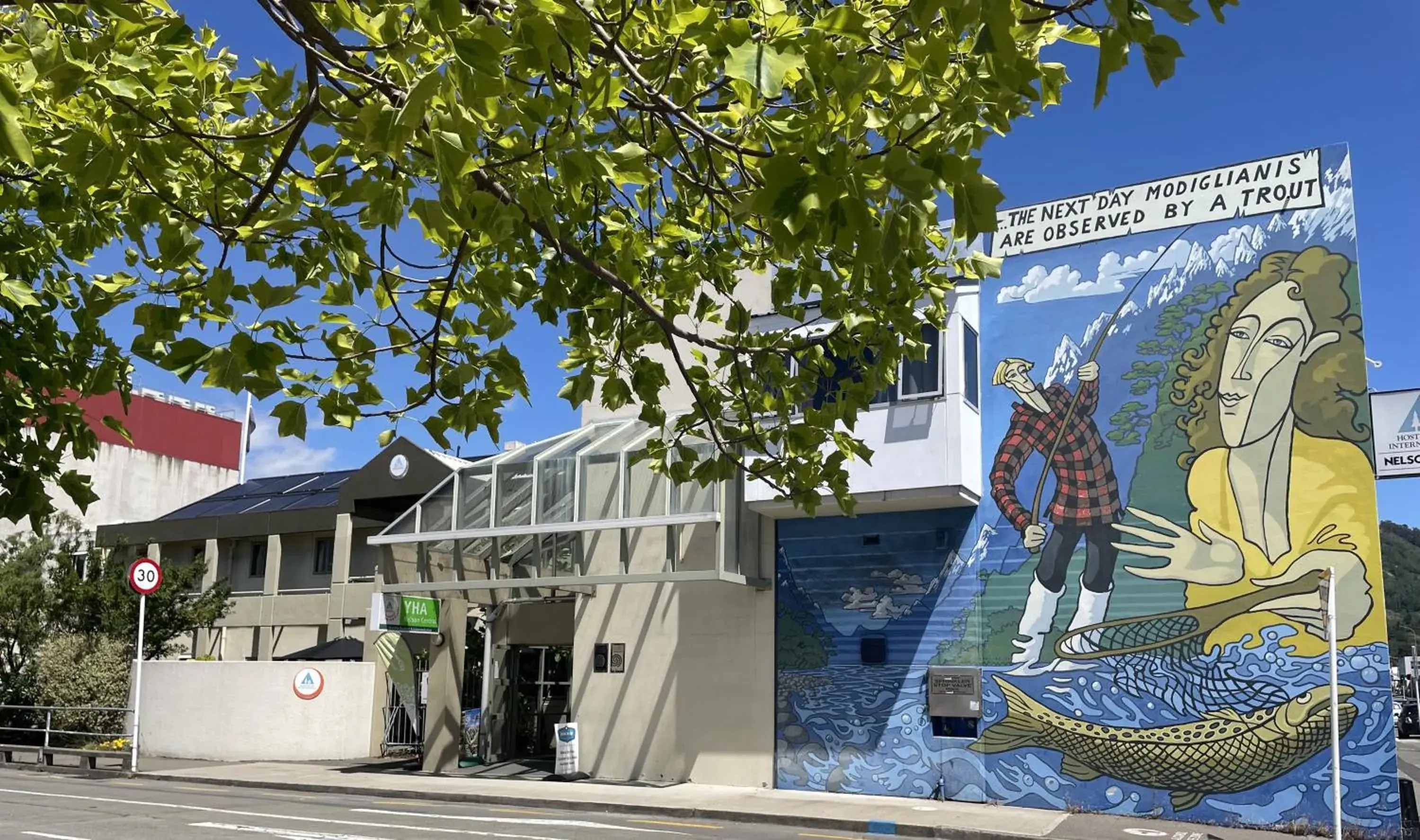 Property building in YHA Nelson Property building in YHA Nelson