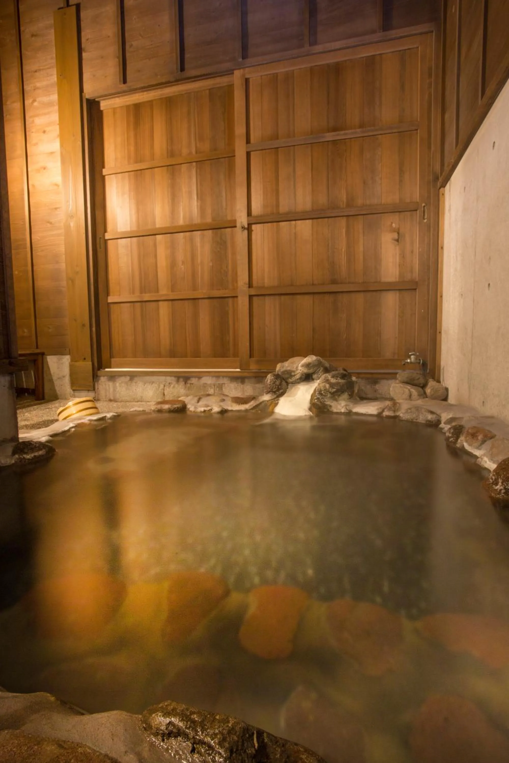 Hot Spring Bath in Kurokawa Onsen Ryokan Ichinoi