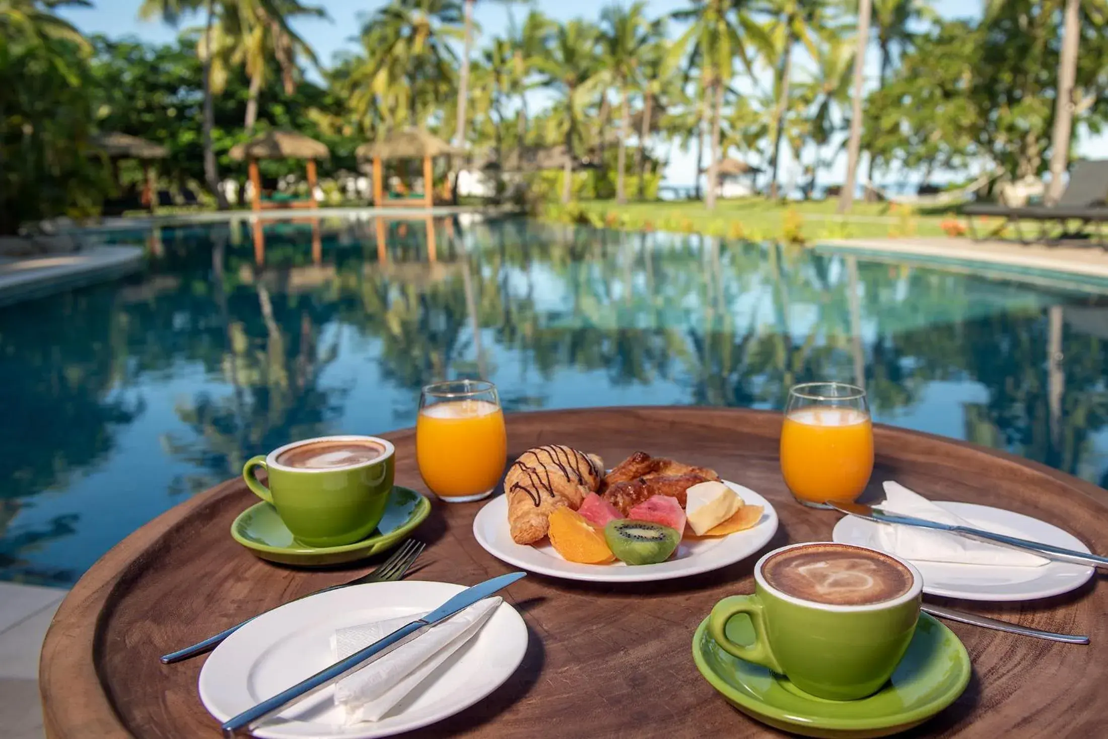 Breakfast in Lomani Island Resort & Spa Breakfast in Lomani Island Resort & Spa