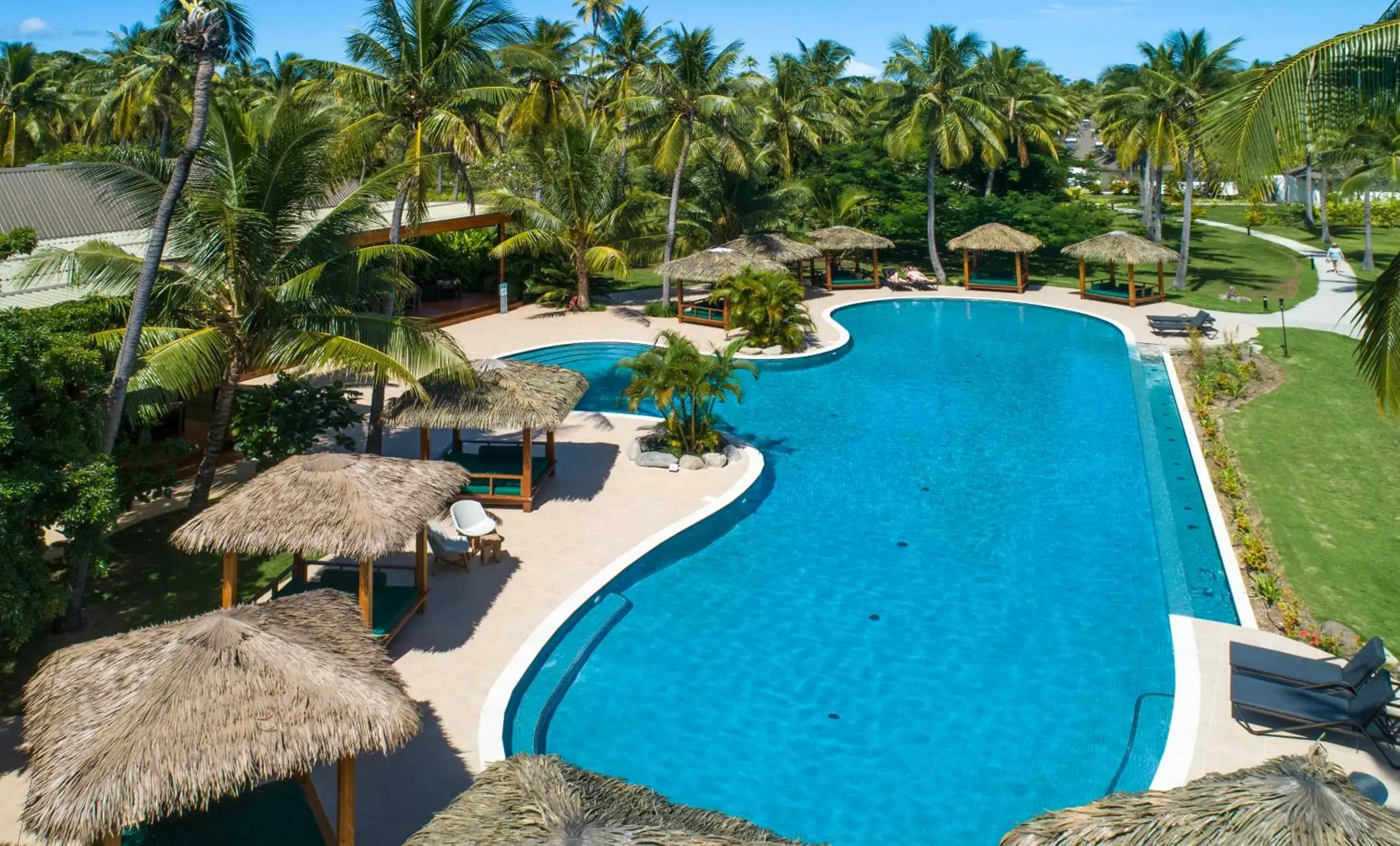 Swimming pool in Lomani Island Resort & Spa Swimming pool in Lomani Island Resort & Spa