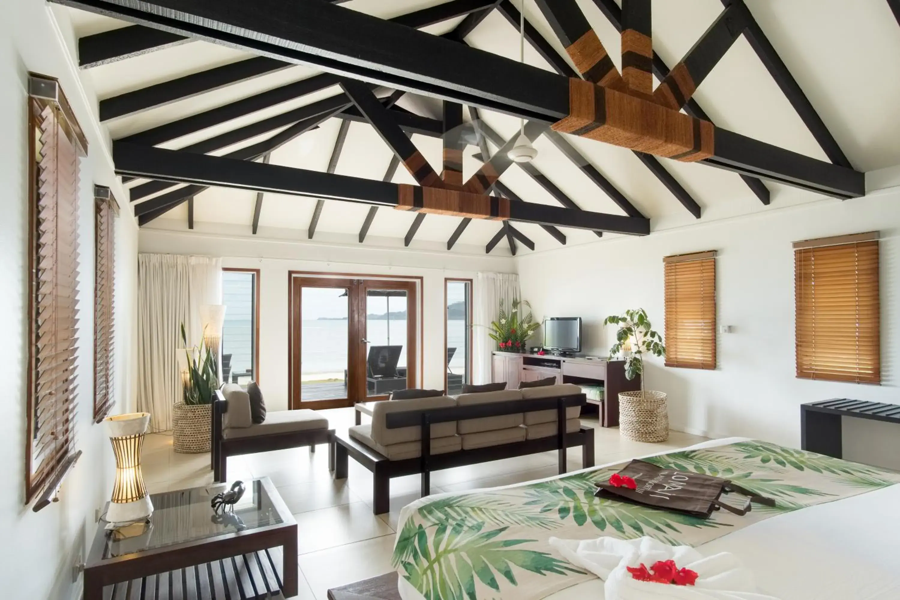 Bedroom in Lomani Island Resort & Spa Bedroom in Lomani Island Resort & Spa