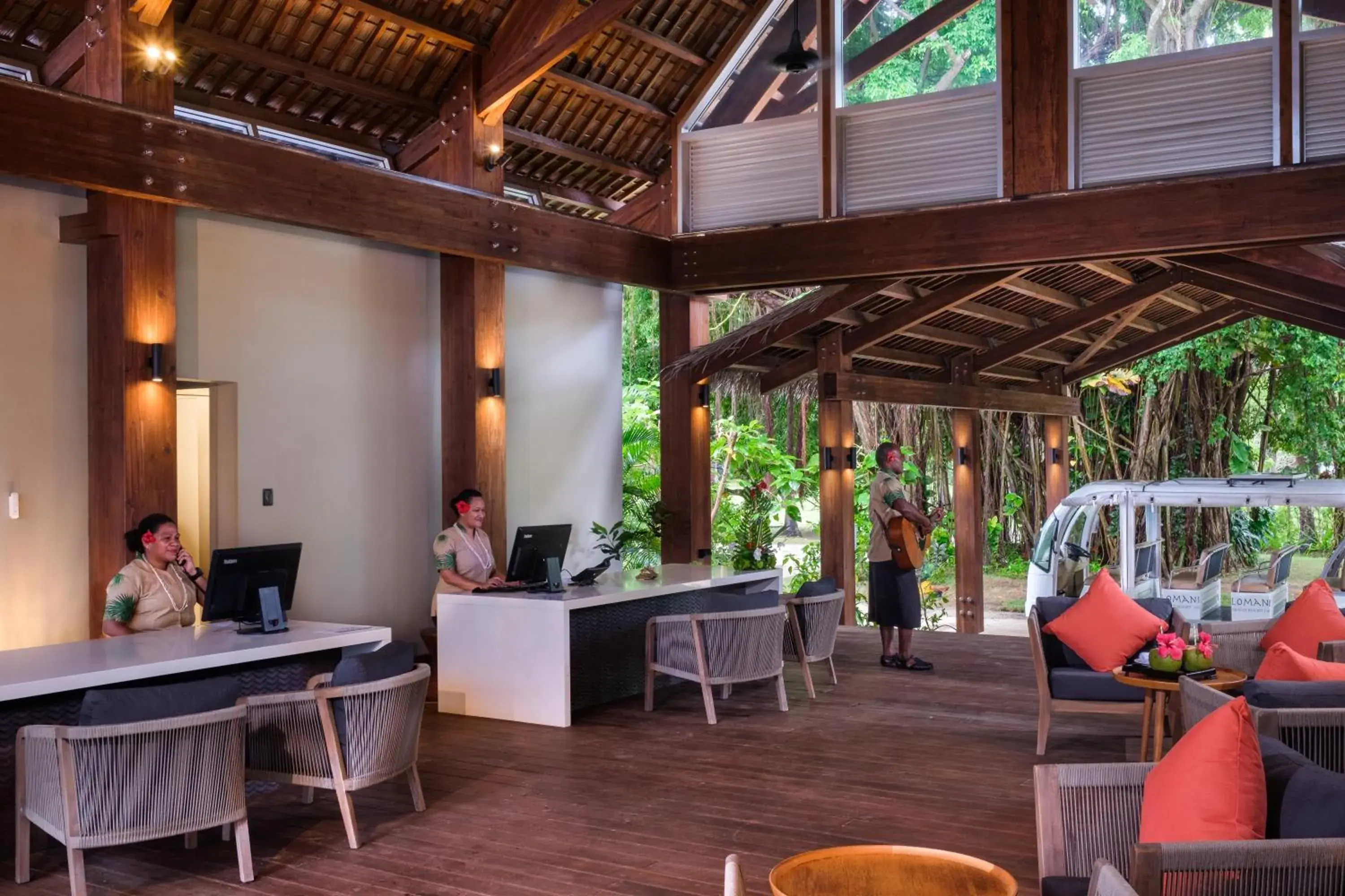 Lobby or reception in Lomani Island Resort & Spa Lobby or reception in Lomani Island Resort & Spa