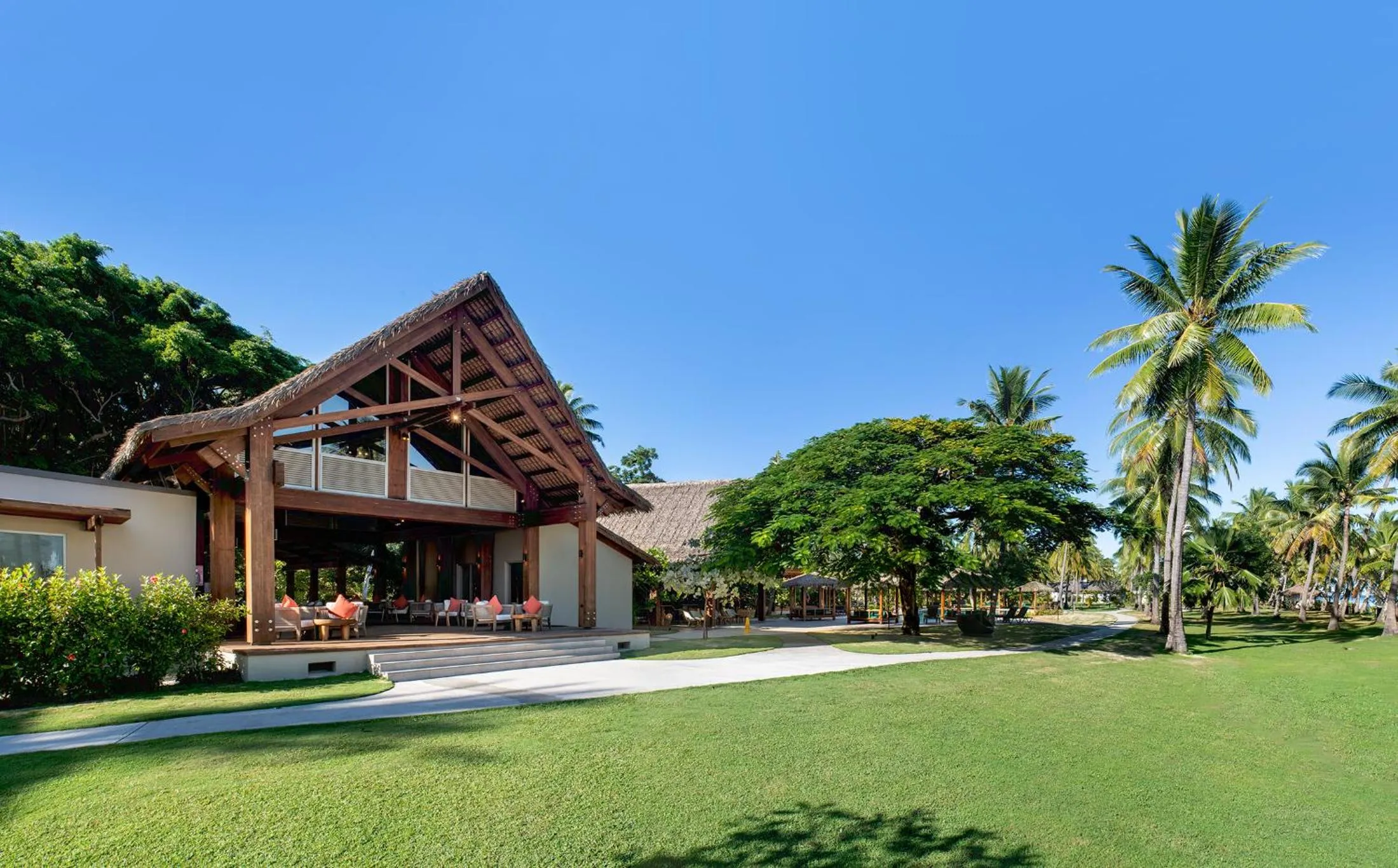 Property building in Lomani Island Resort & Spa