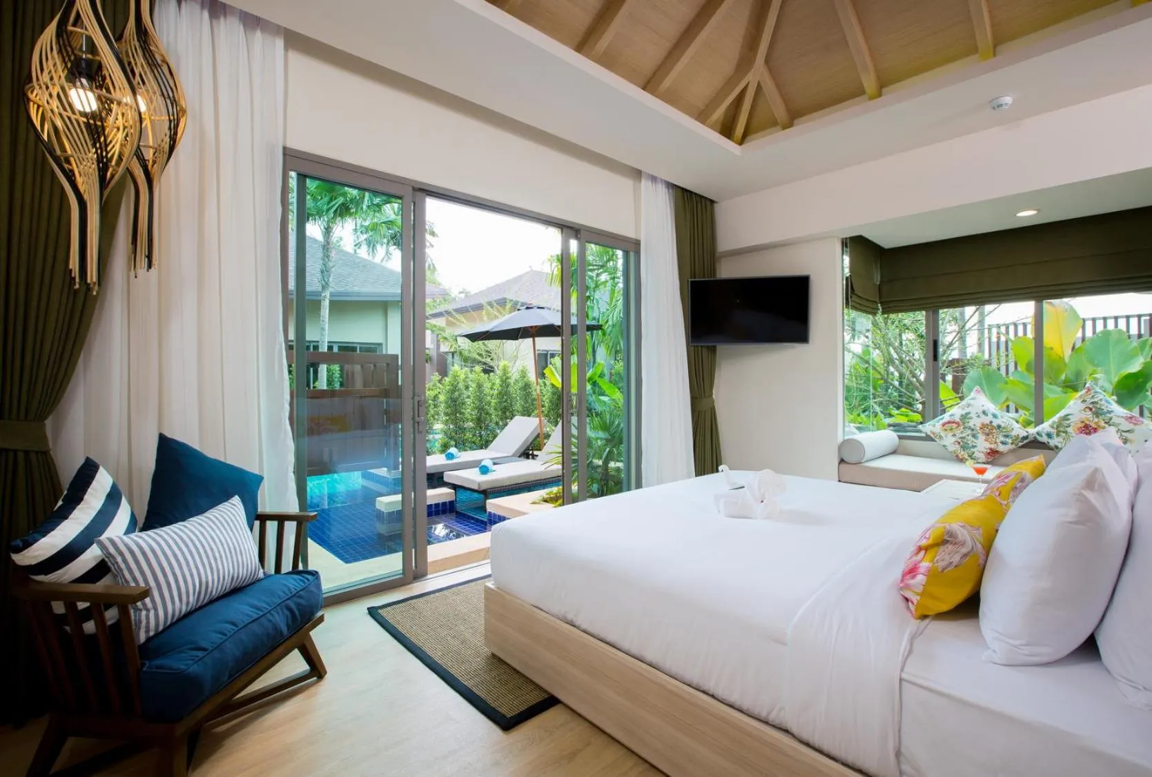 Bed in Mandarava Resort and Spa, Karon Beach