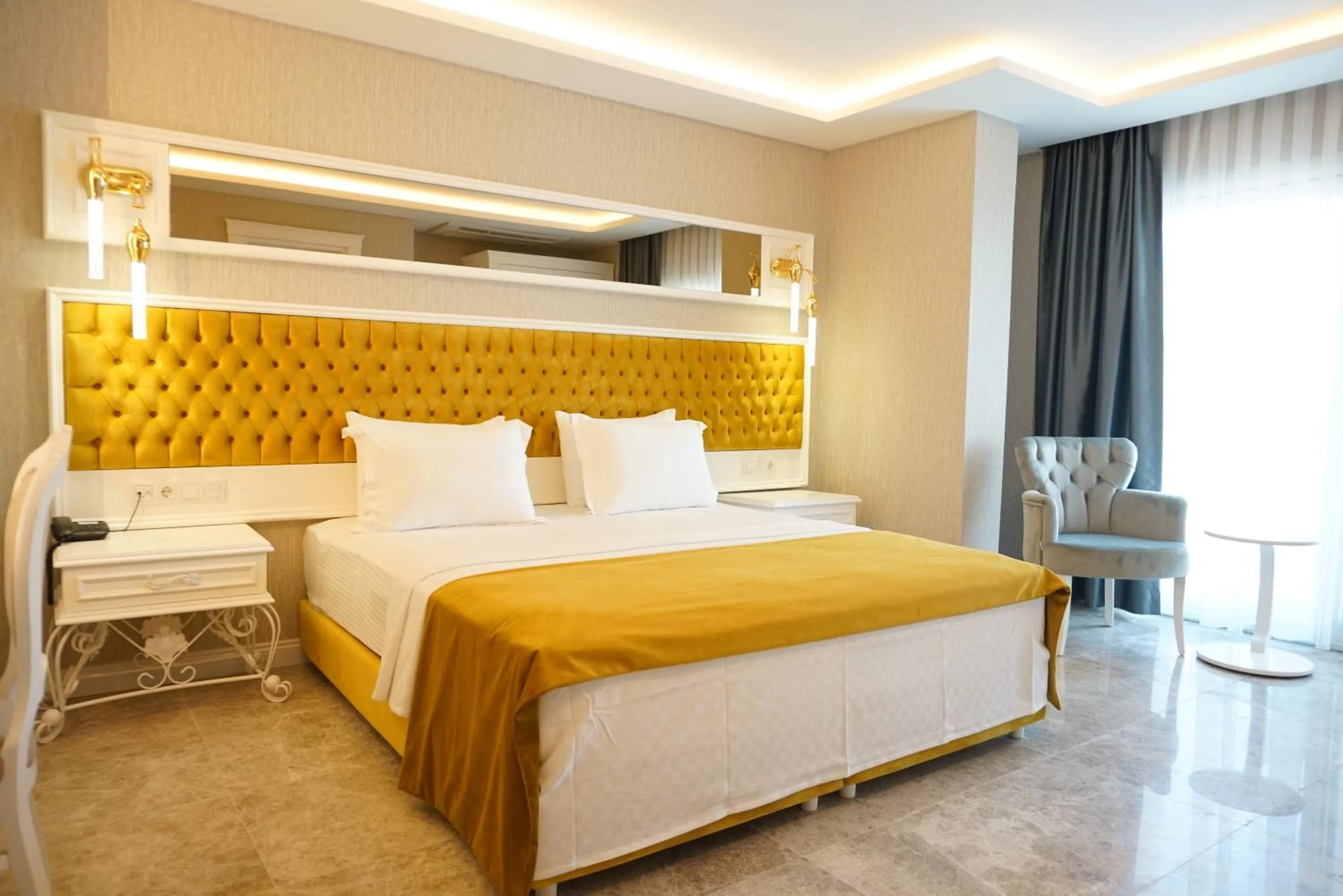 Bed in Kıvrakzade Otel
