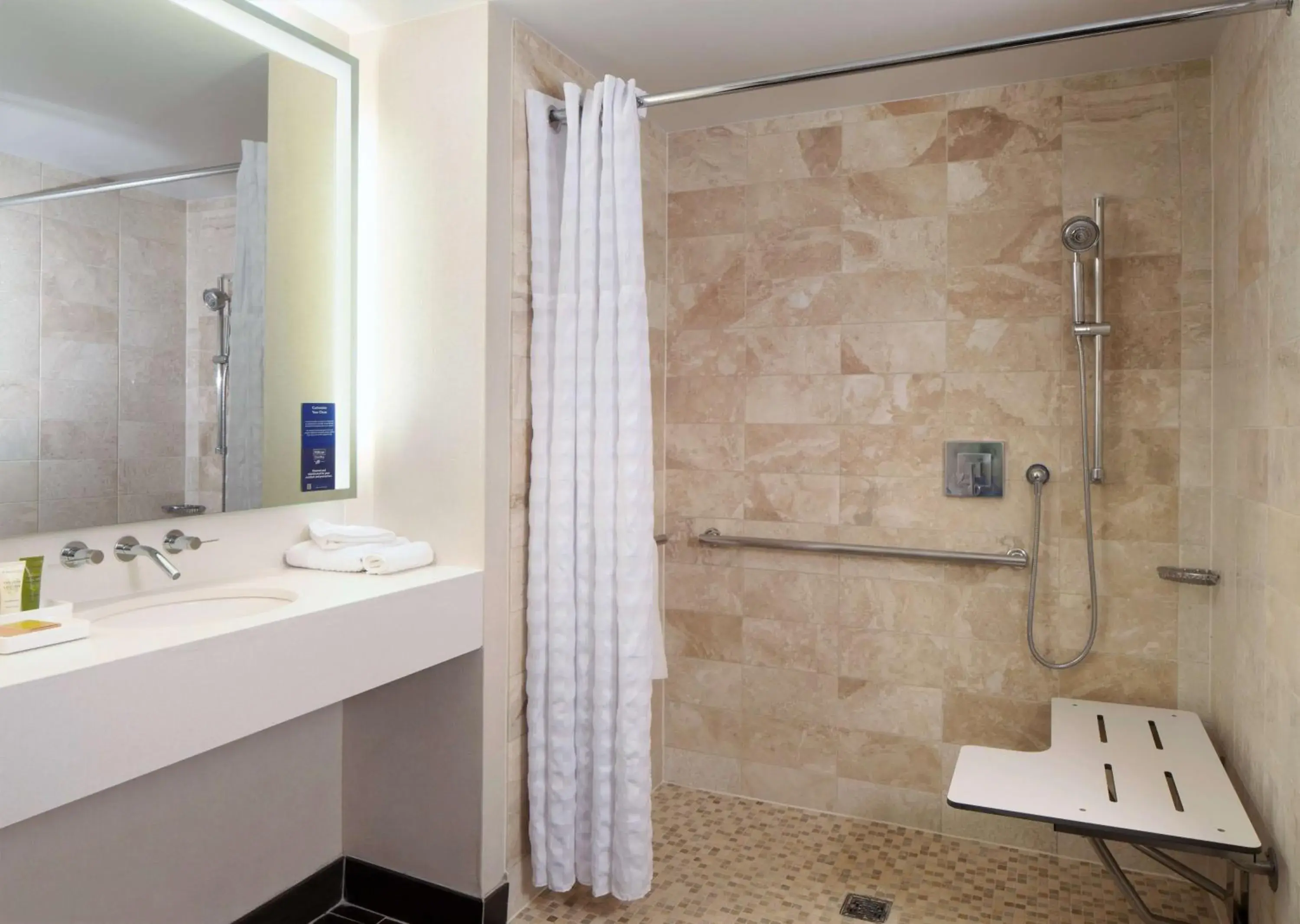 Bathroom in Hilton Alexandria Old Town Bathroom in Hilton Alexandria Old Town