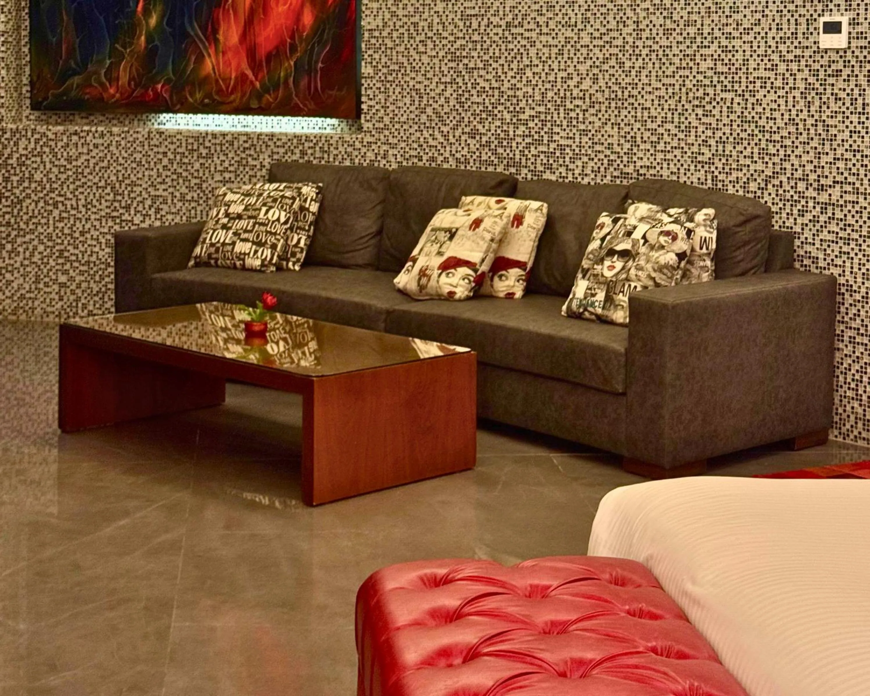 Seating area in Hotel Xperience