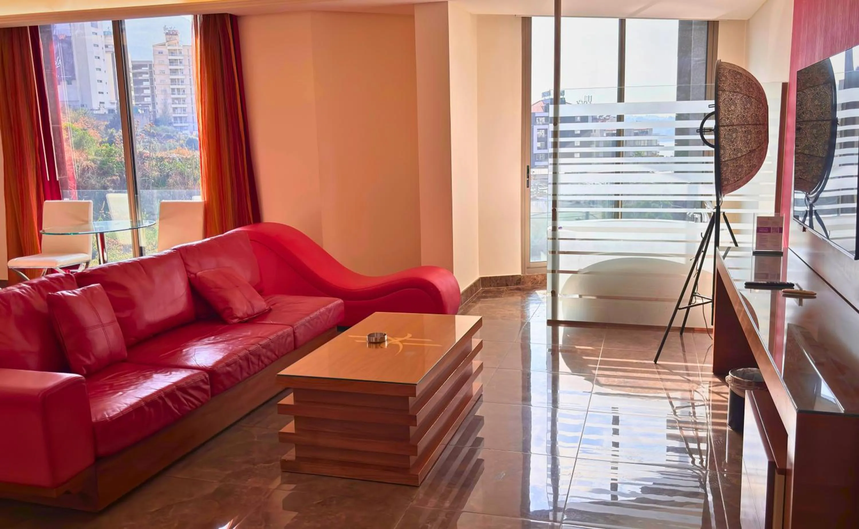 Seating area in Hotel Xperience