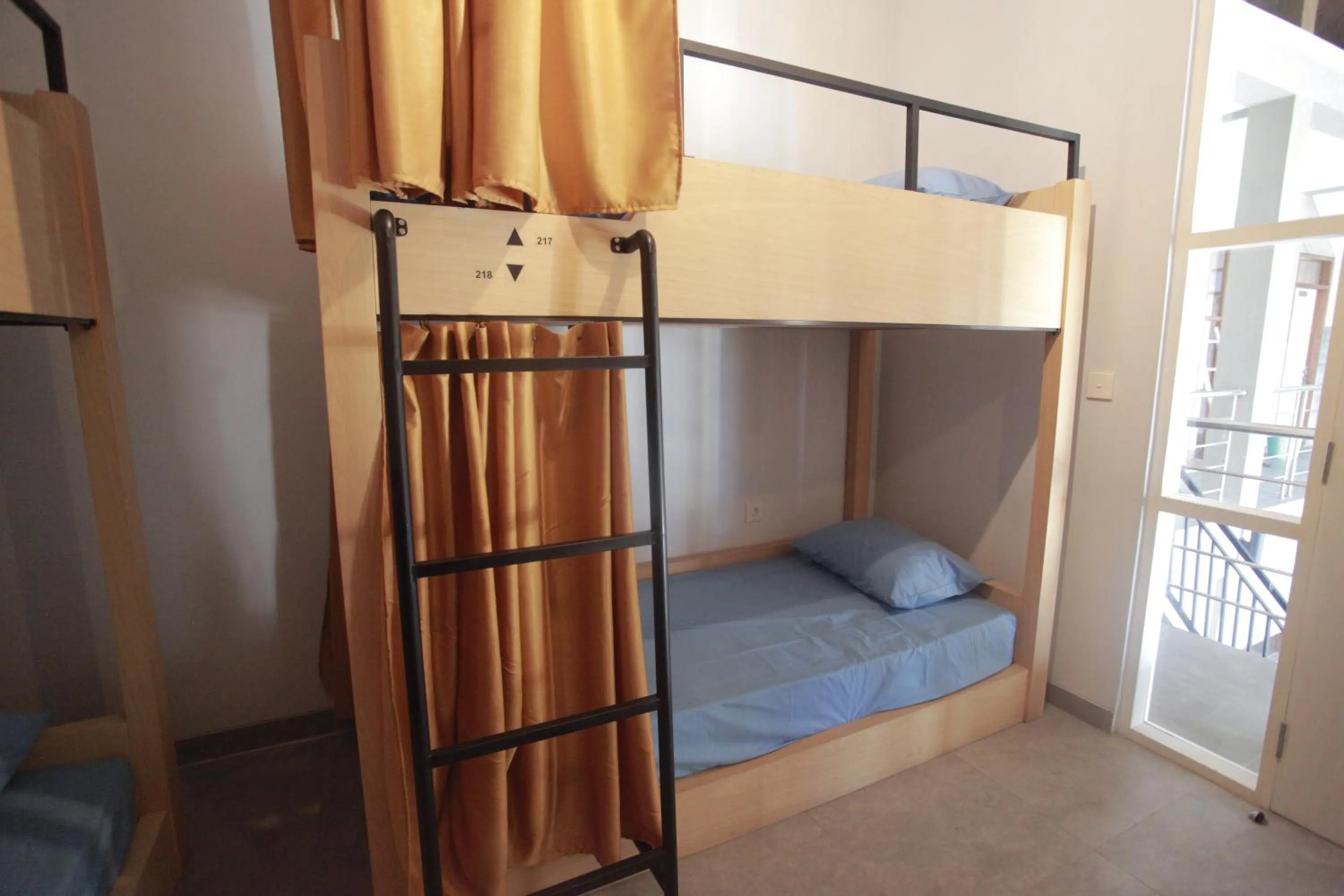 Bedroom, Bed in Beach Hut Hostel