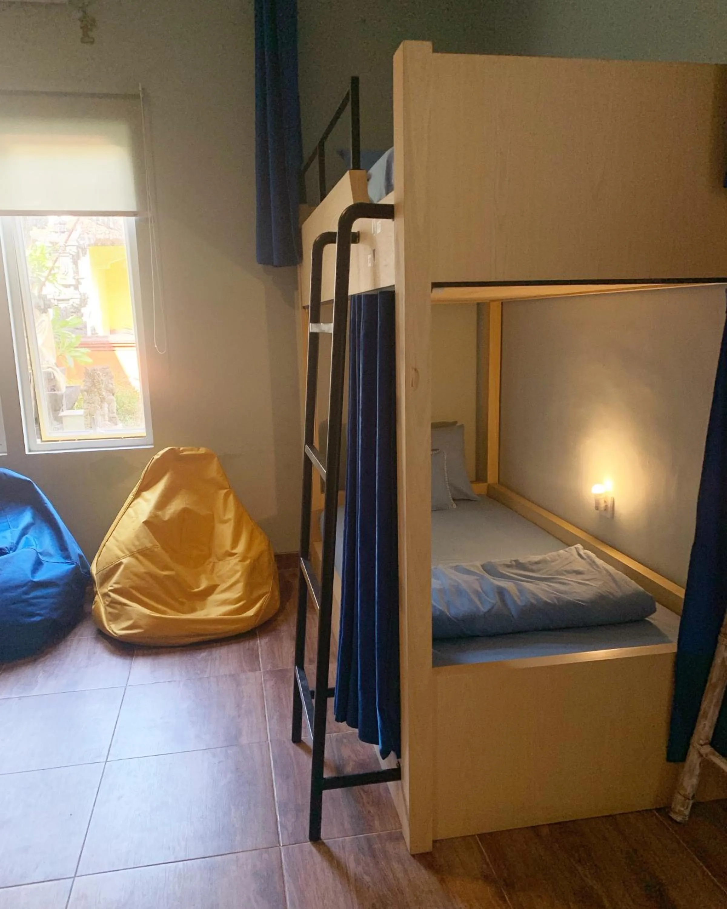 Bed in Beach Hut Hostel