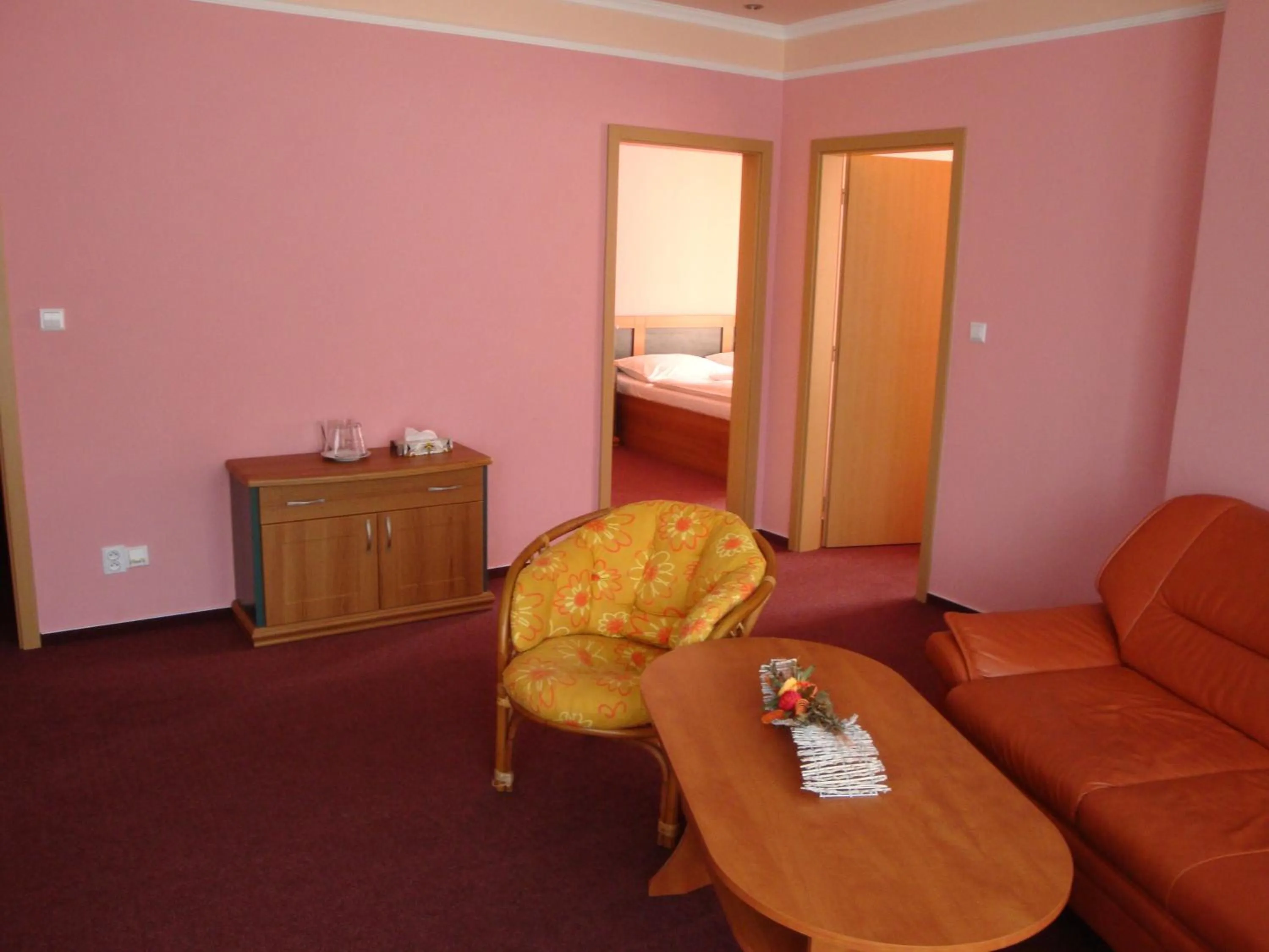 Living room, Bed in Lázně Evženie