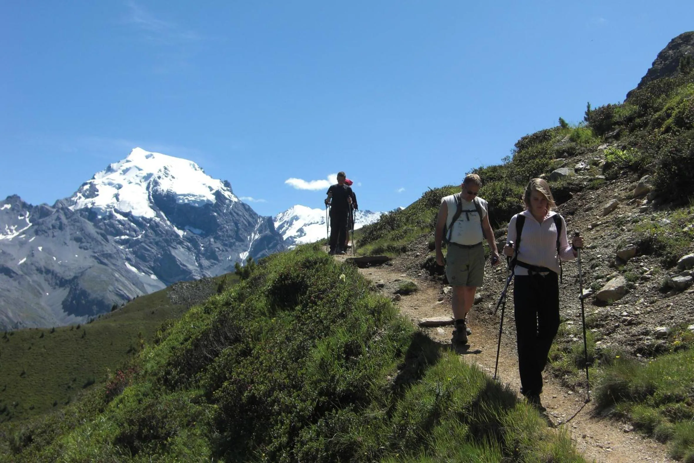 Hiking in Hotel Zebru