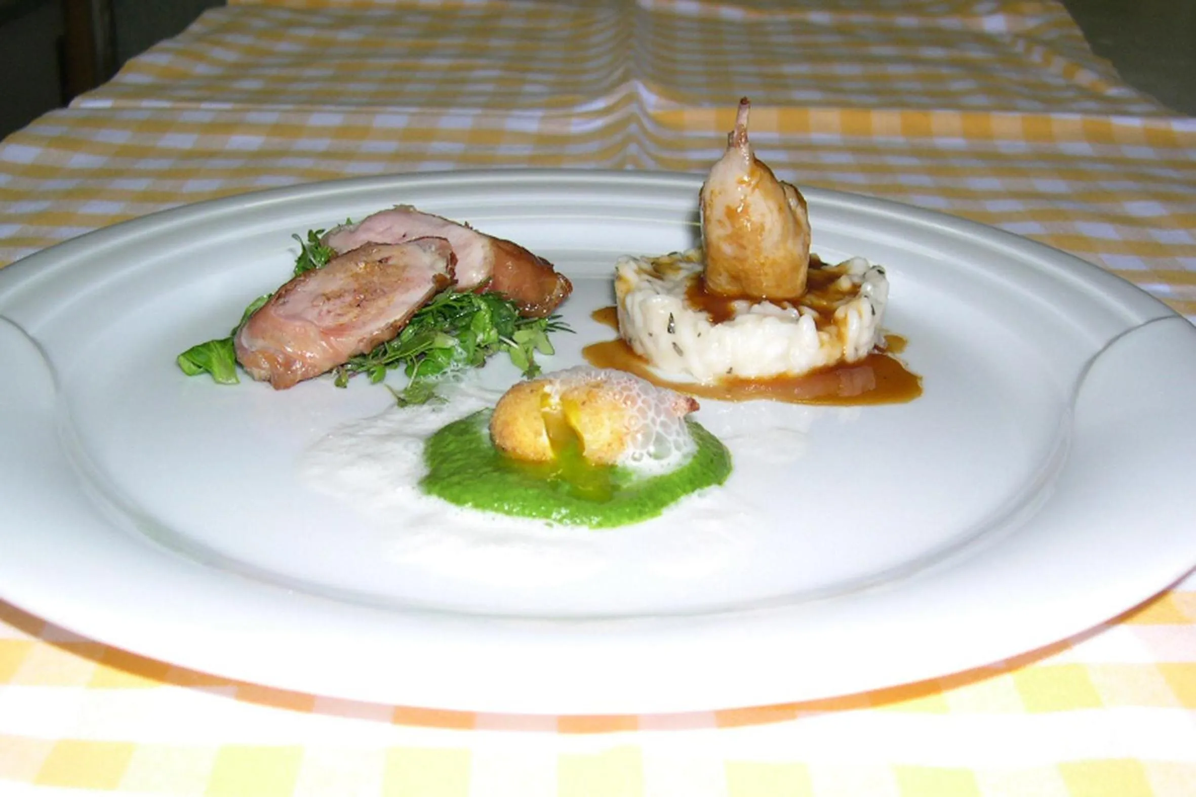 Food close-up in Hotel Zebru