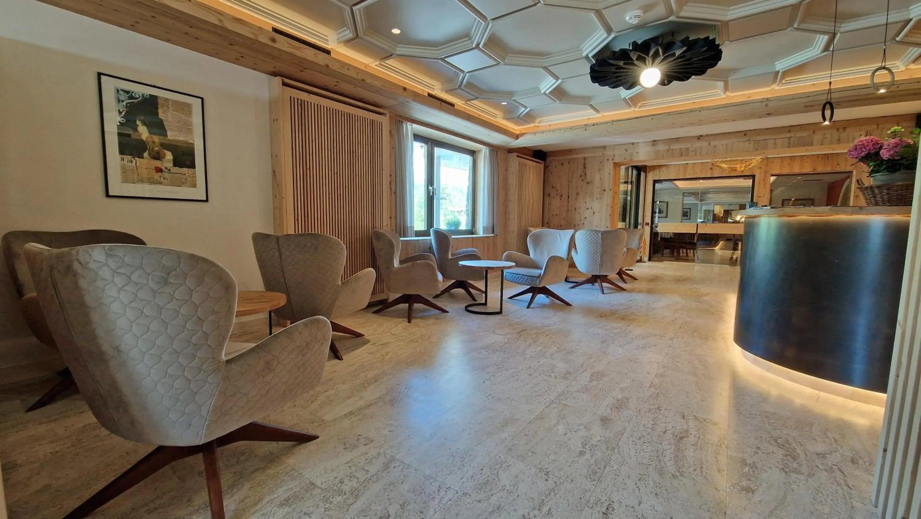 Lobby or reception in Hotel Zebru