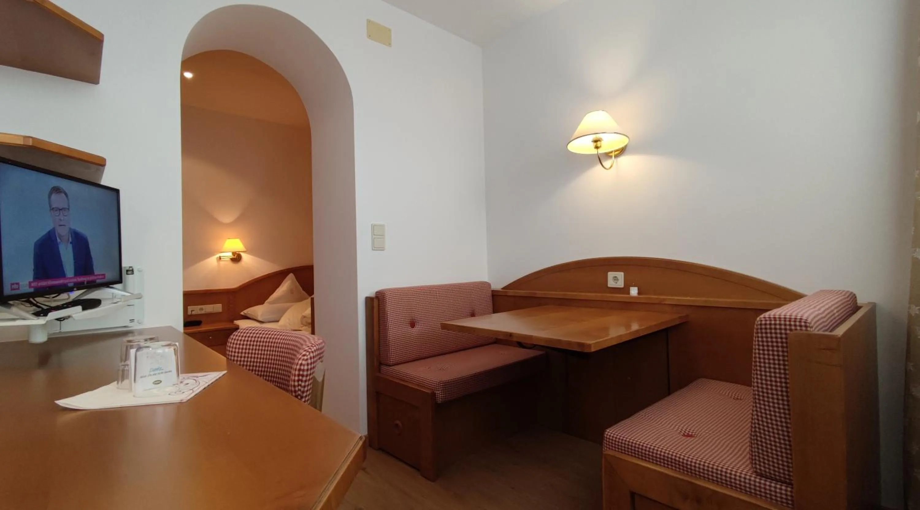 Seating area in Hotel Zebru