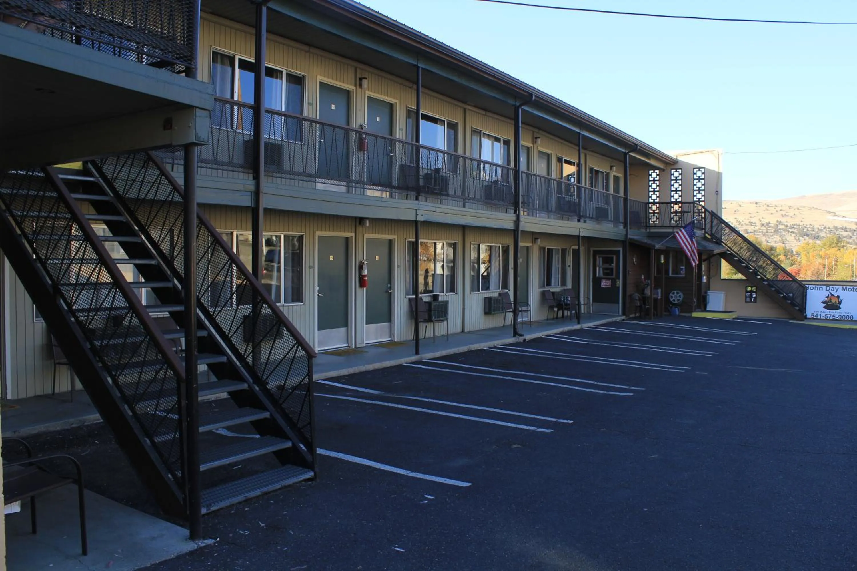 Property building in John Day Motel