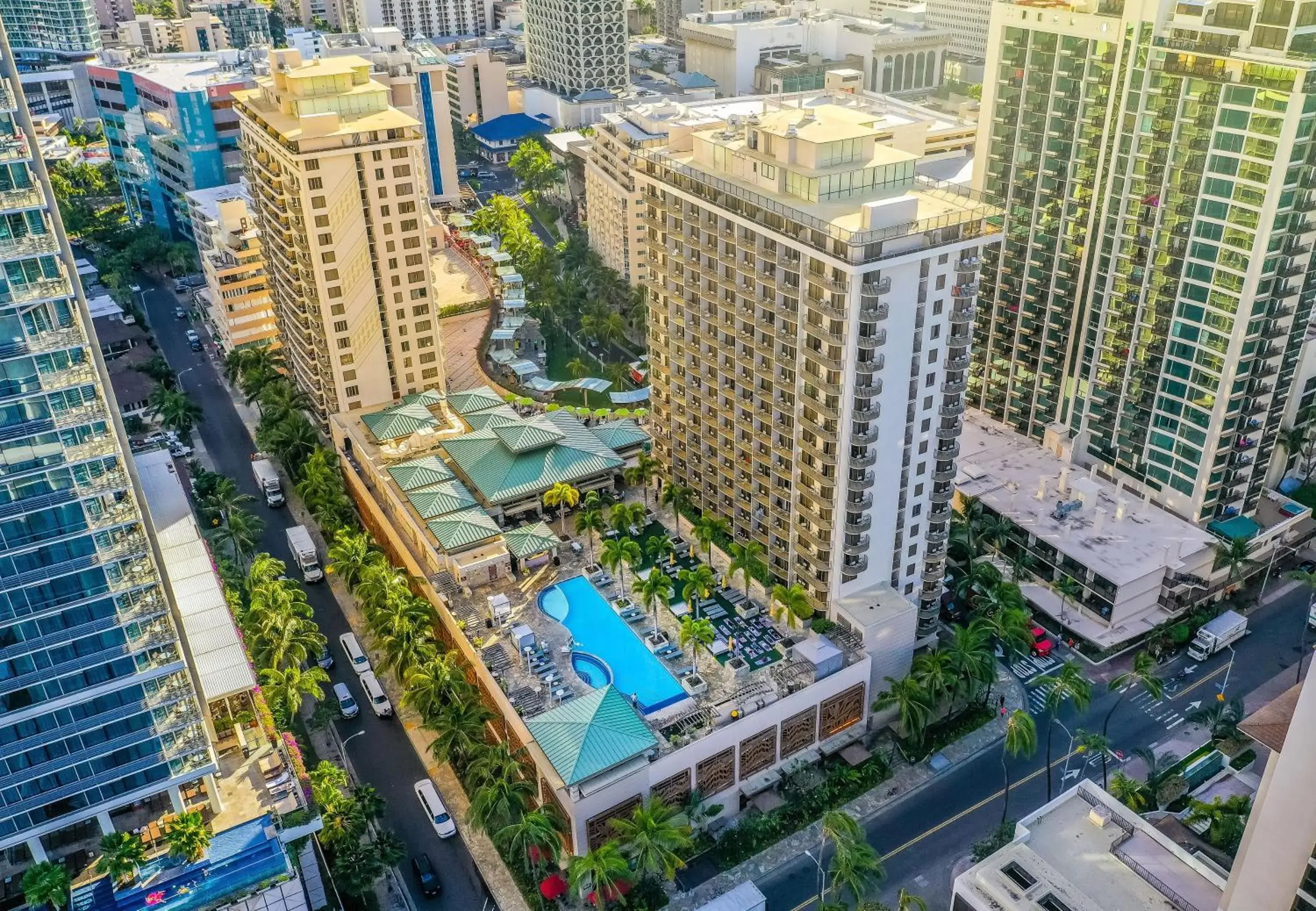 Property building in Embassy Suites by Hilton Waikiki Beach Walk Property building in Embassy Suites by Hilton Waikiki Beach Walk