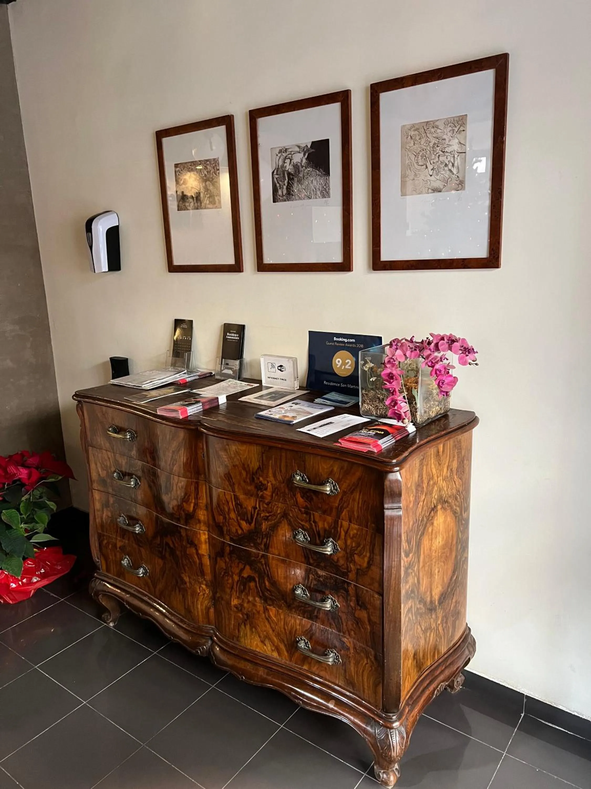 Lobby or reception in Residence San Martino