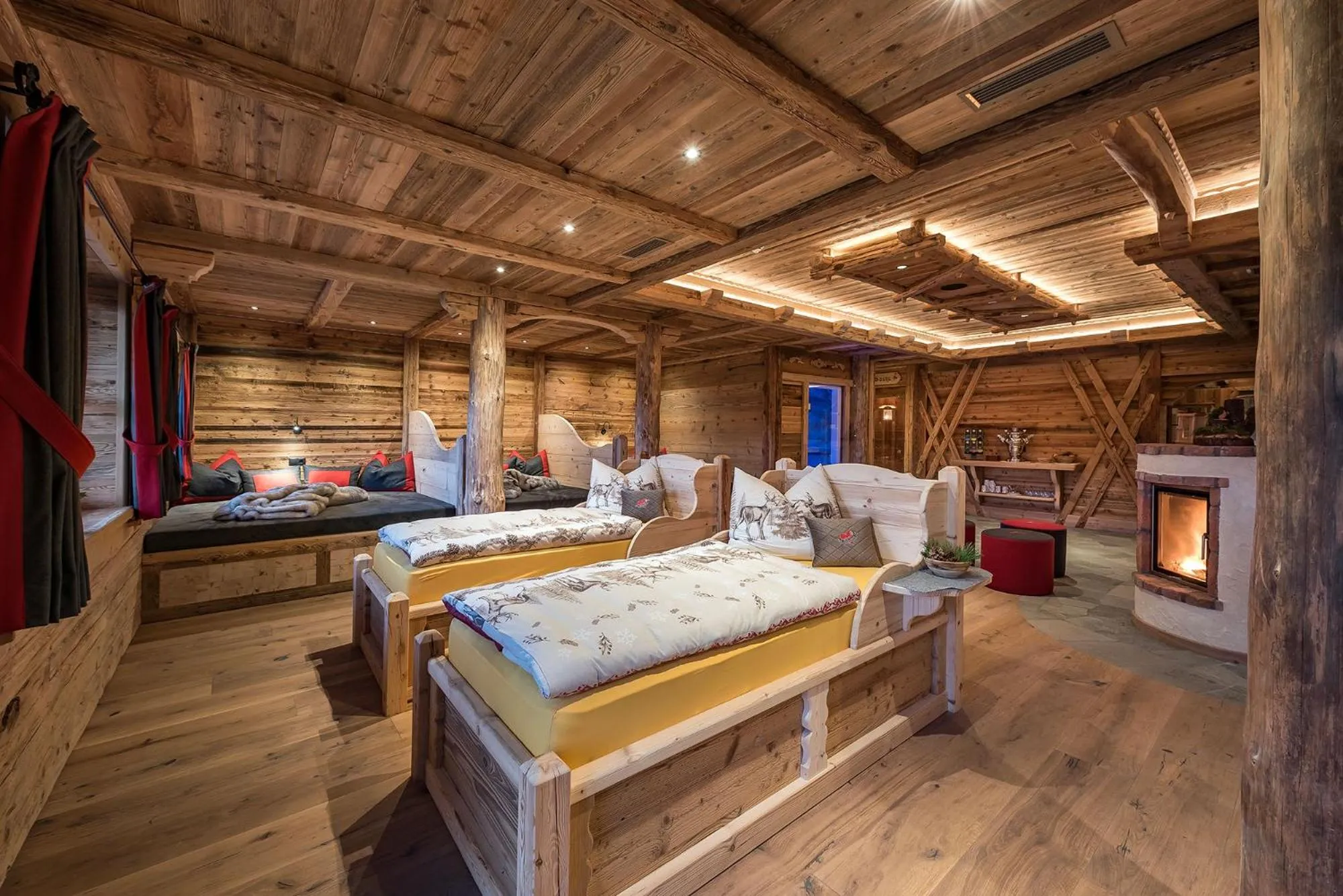 Bed in Chalets Almdorf Haidenberg